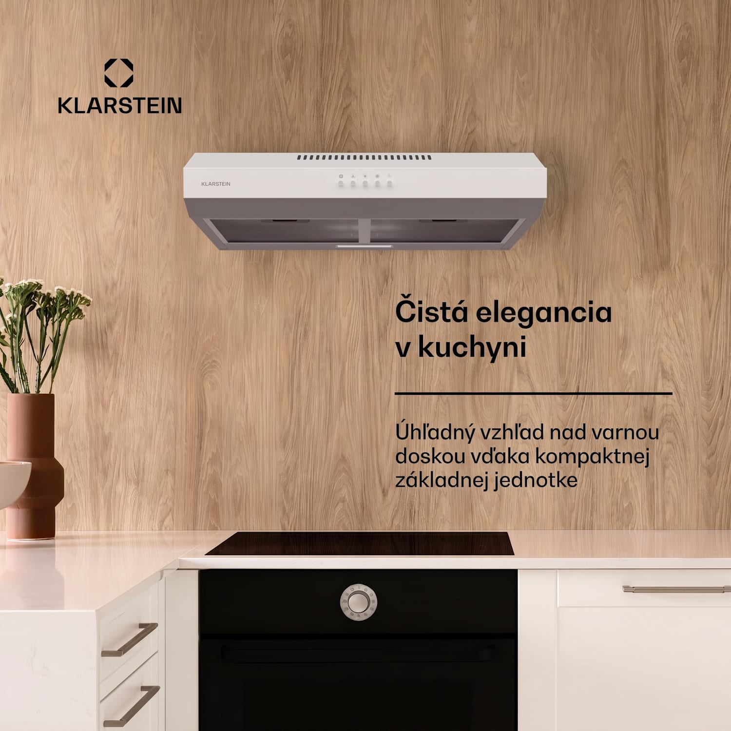 Contempo 60, digestor, 60 cm, podskrinkový, 200 m³/h, LED, akryl, nehrdzavejúca oceľ 60 cm | Biela