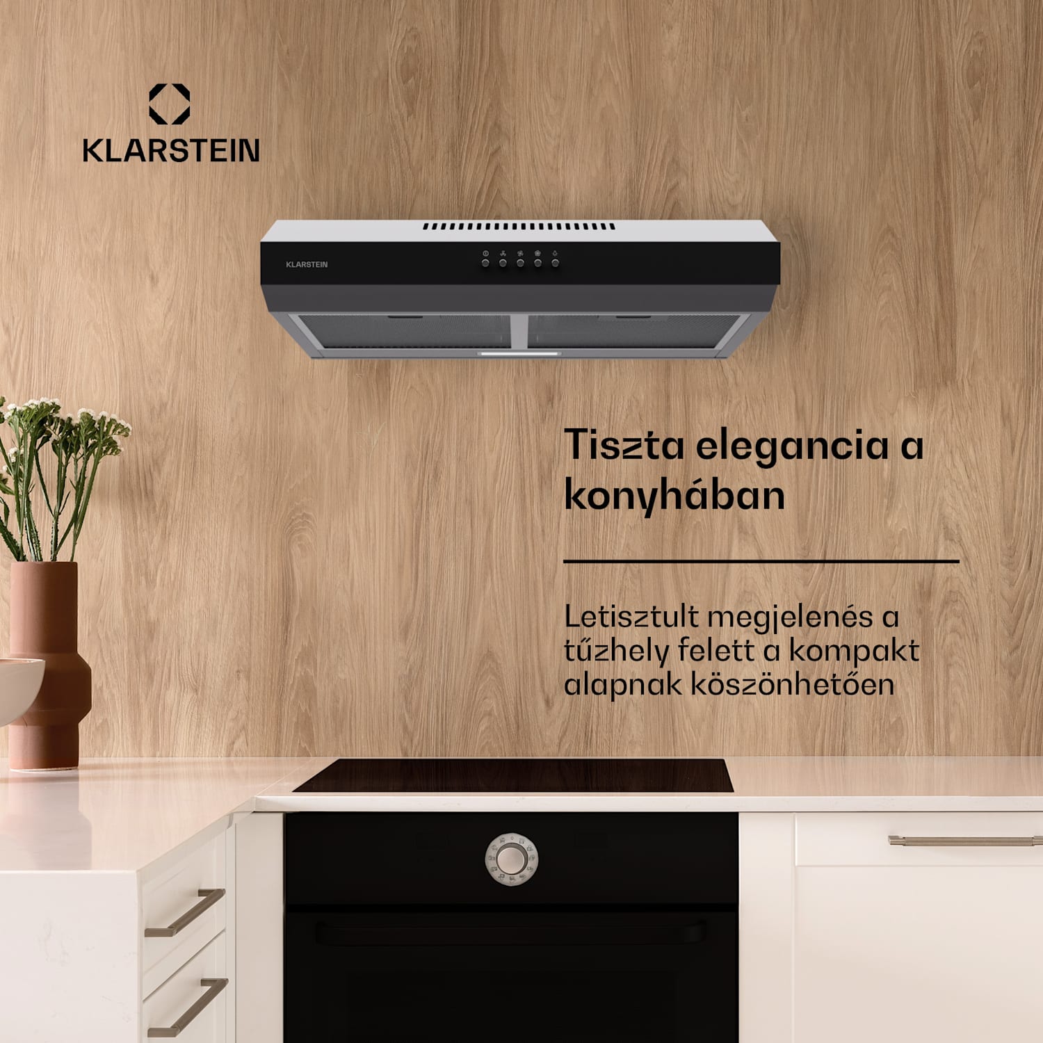 Contempo 60, páraelszívó, 60 cm, szekrény alatti, 200 m³/ó, LED, akril, rozsdamentes acél 60 cm | Ezüst