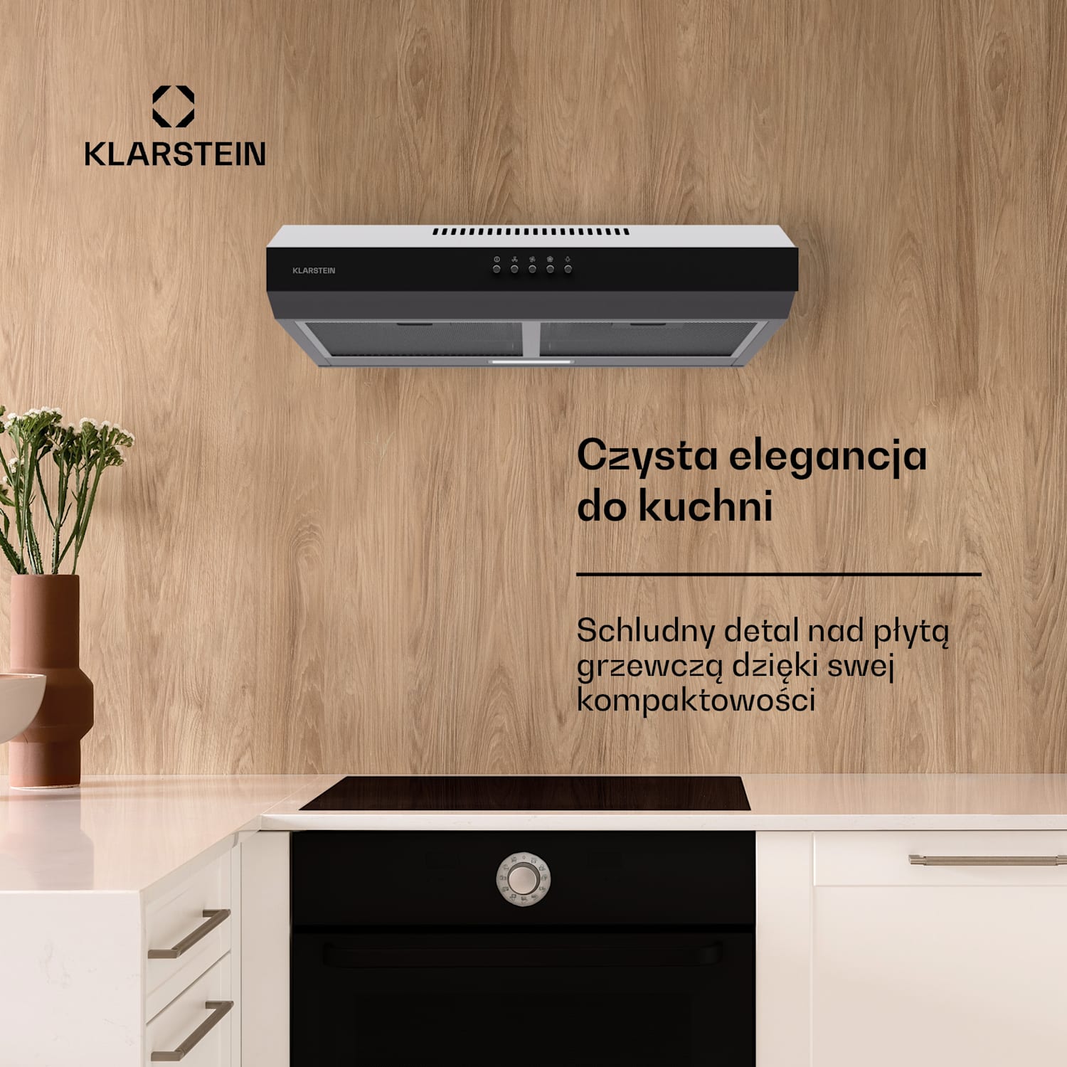 Contempo 60 wyciąg podblatowy 60cm 200m³/h LED stal nierdzewna akryl 60 cm | Srebrny