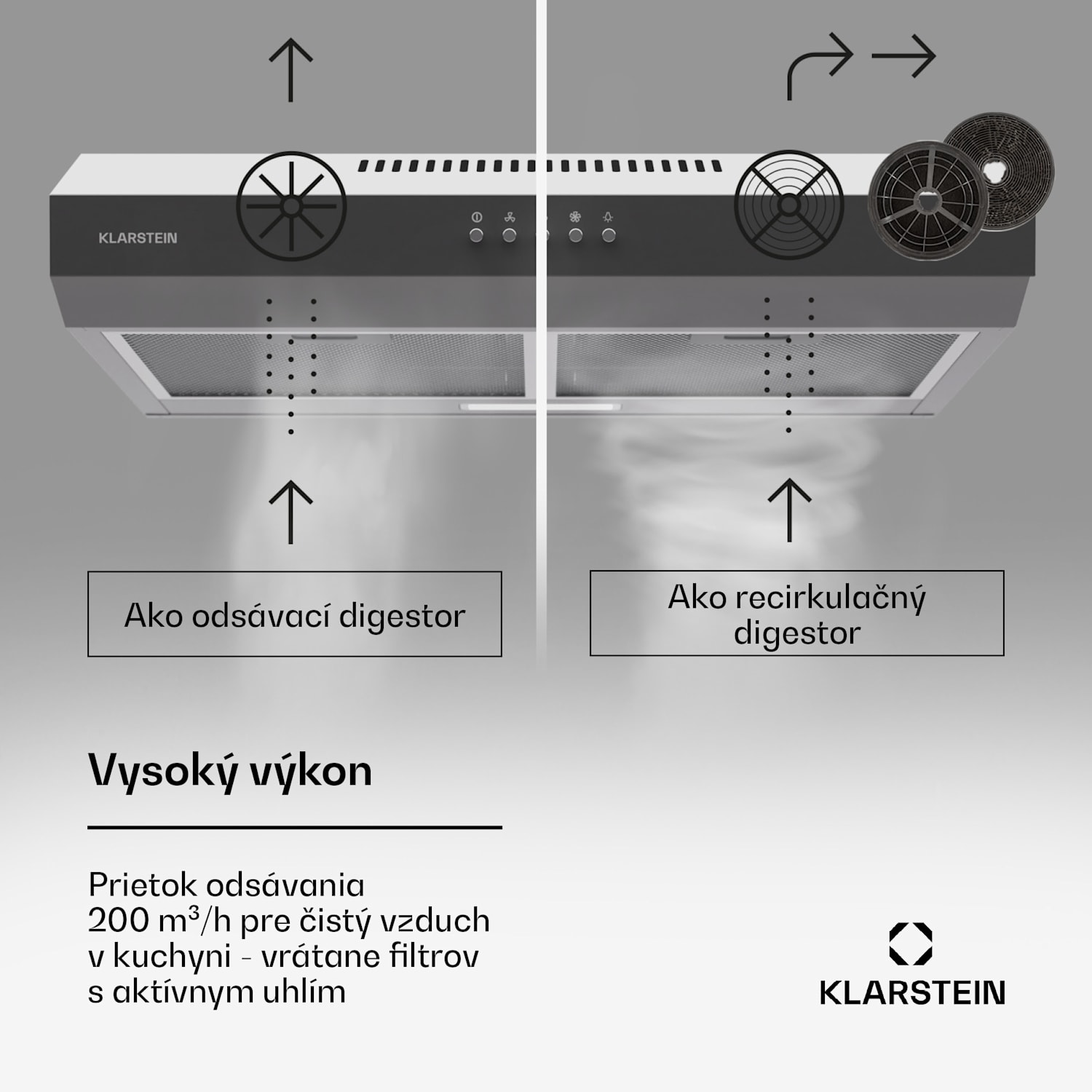 Contempo 60, digestor, 60 cm, podskrinkový, 200 m³/h, LED, akryl, nehrdzavejúca oceľ 60 cm | Strieborná
