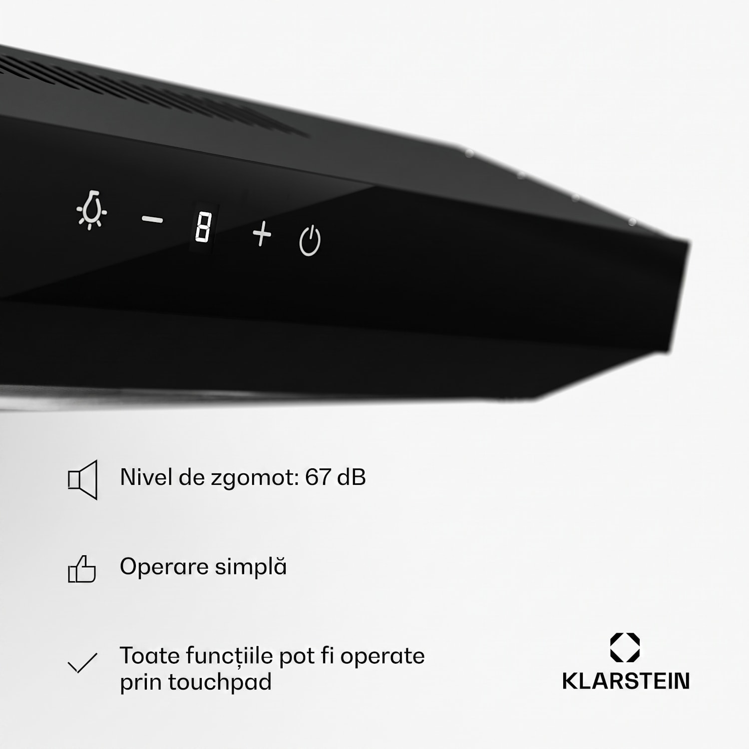 Contempo Neo, hotă, sub dulap, recirculare, 199 m³/h, SenseControl, control tactil integrat, oțel inoxidabil / sticlă acrilică 