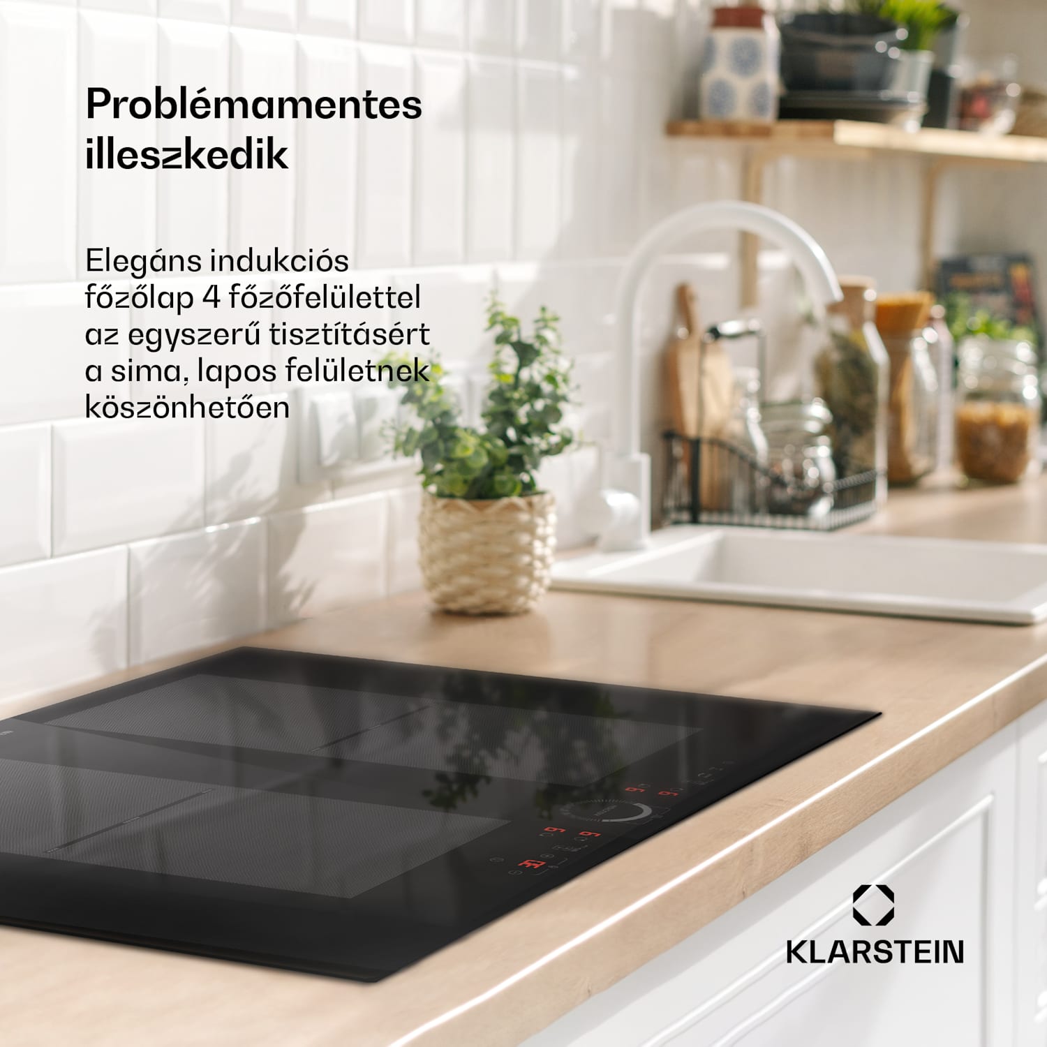 Delicatessa 70 Flex, beépíthető indukciós főzőlap, 4 zóna, 7000 W, üvegkerámia Flex | 70 cm | Fekete