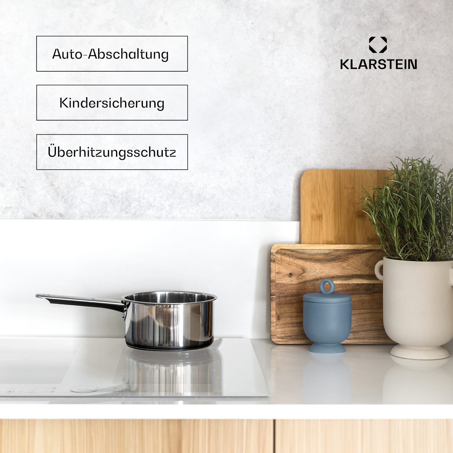 Delicatessa 70 Flex Einbaukochfeld Induktion 4 Zonen 7000W Glaskeramik 