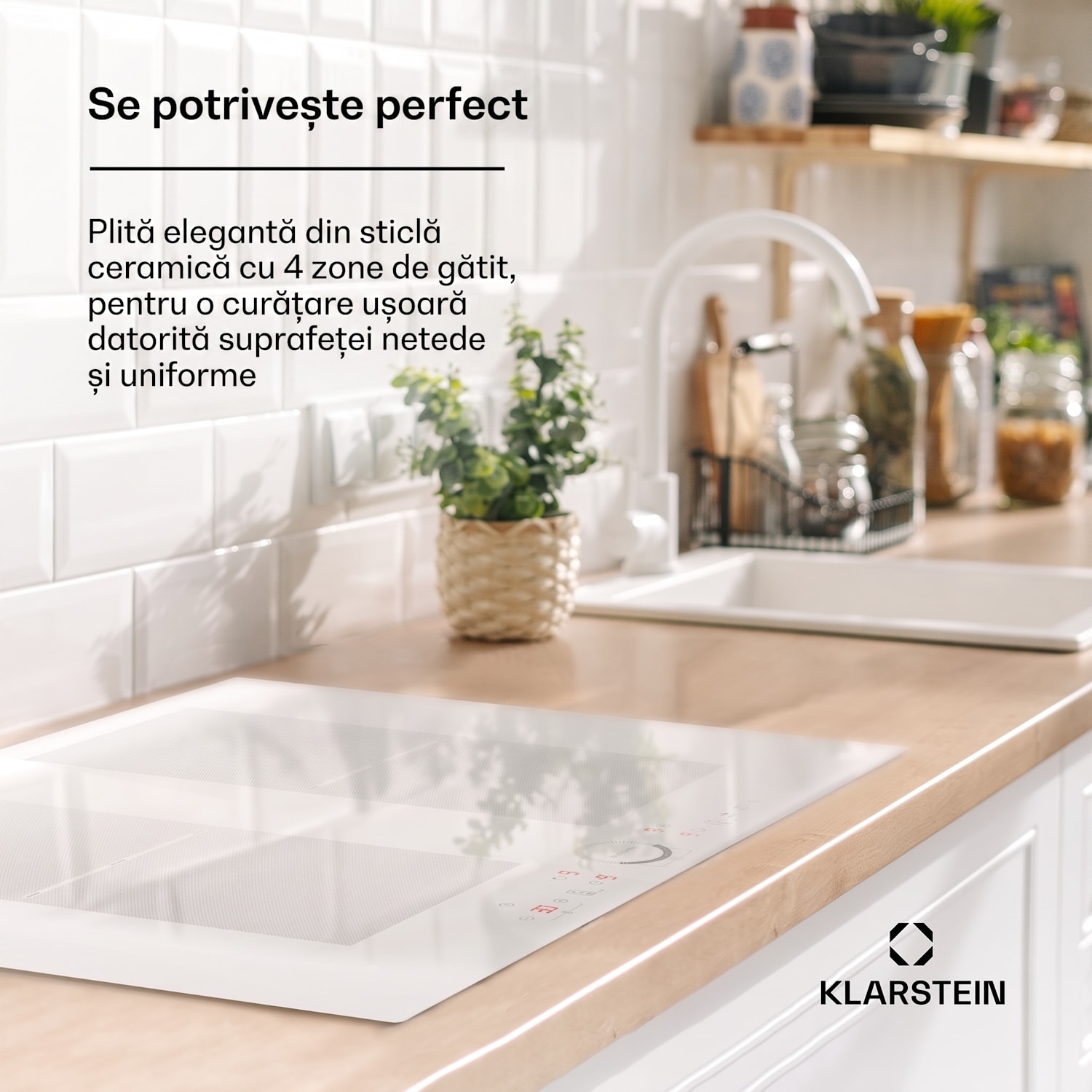Delicatessa 70 Flex, plită cu inducție încorporabilă, 4 zone, 7000 W, sticlă ceramică. Flex | 70 cm | Alb