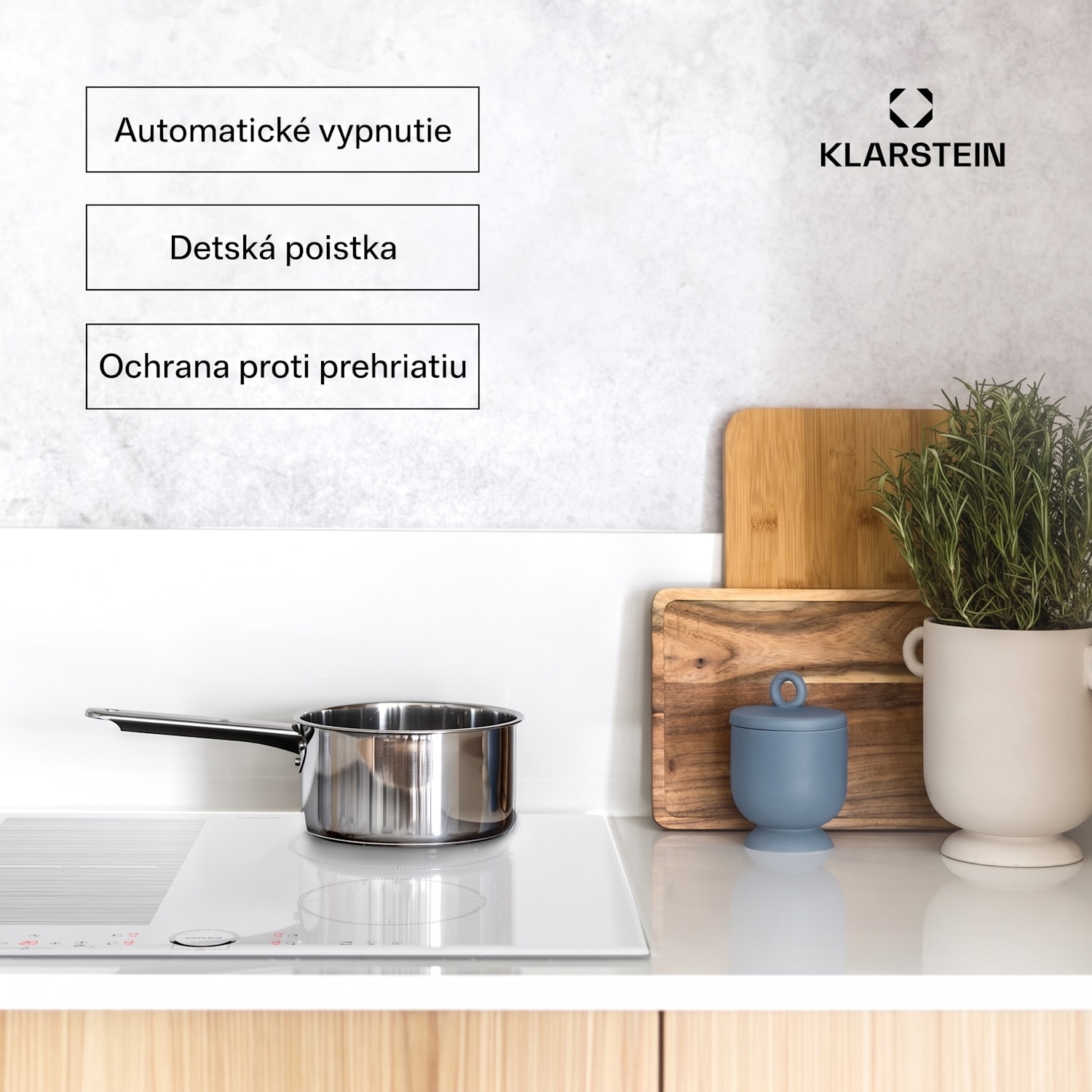 Delicatessa 70 Hybrid, vstavaná indukčná varná doska, 4 zóny, 7000 W, sklokeramika Hybrid | 70 cm | Biela