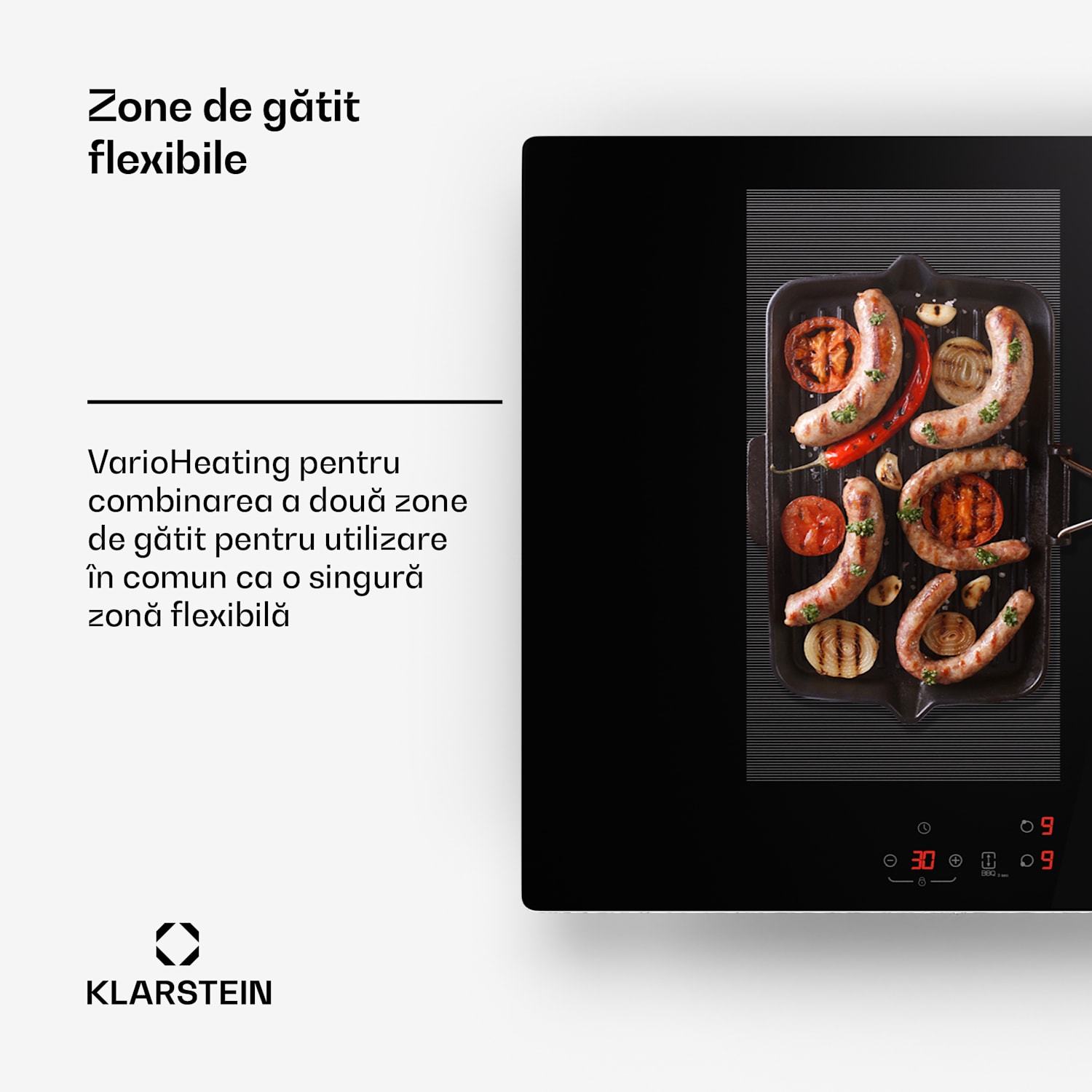 Delicatessa 77 Flex plită cu inducție încorporabilă 4 zone 7000 W sticlă ceramică 