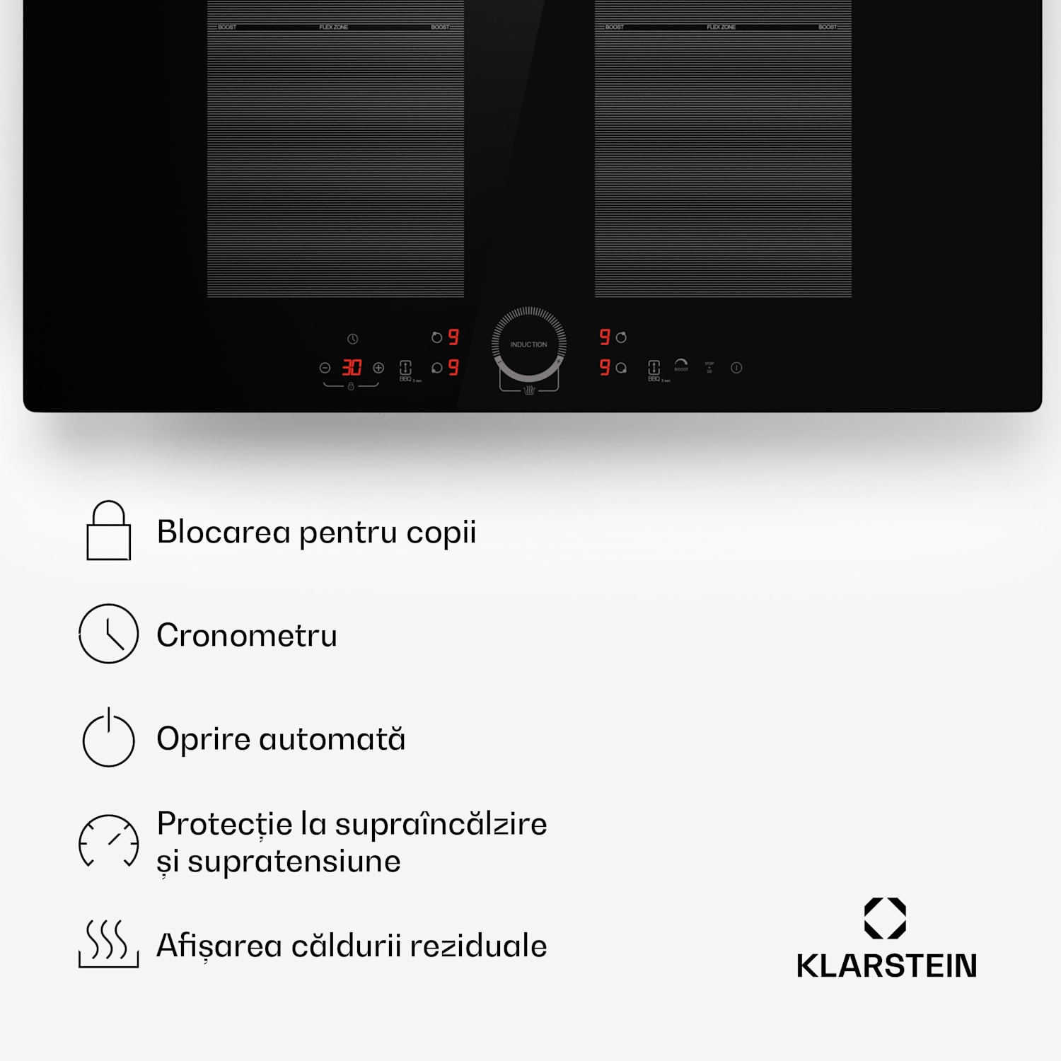 Delicatessa 77 Flex plită cu inducție încorporabilă 4 zone 7000 W sticlă ceramică 