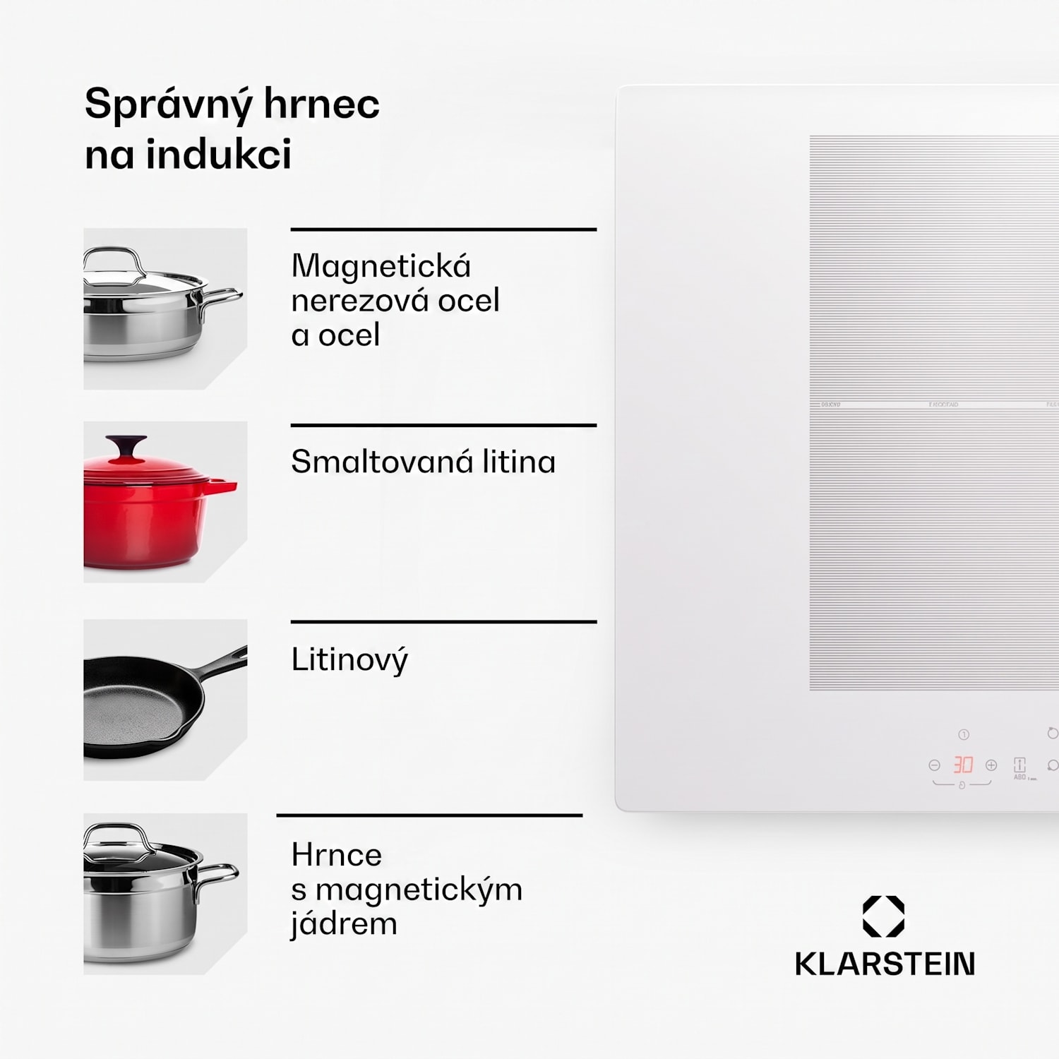 Delicatessa 77 Flex, vestavná indukční varná deska, 4 zóny, 7000 W Flex | 77 cm | Bílá