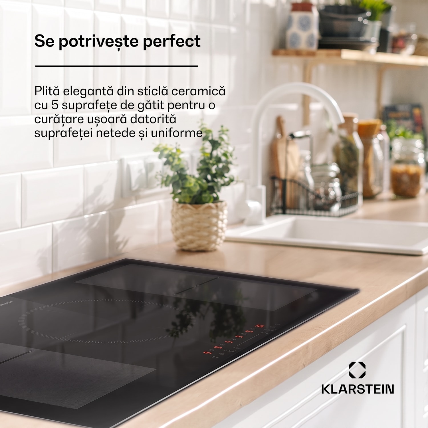 Delicatessa 90 Hybrid Prime plită cu inducție incorporabilă 5 zone 7200 W, independentă Hybrid | 90 cm | Negru
