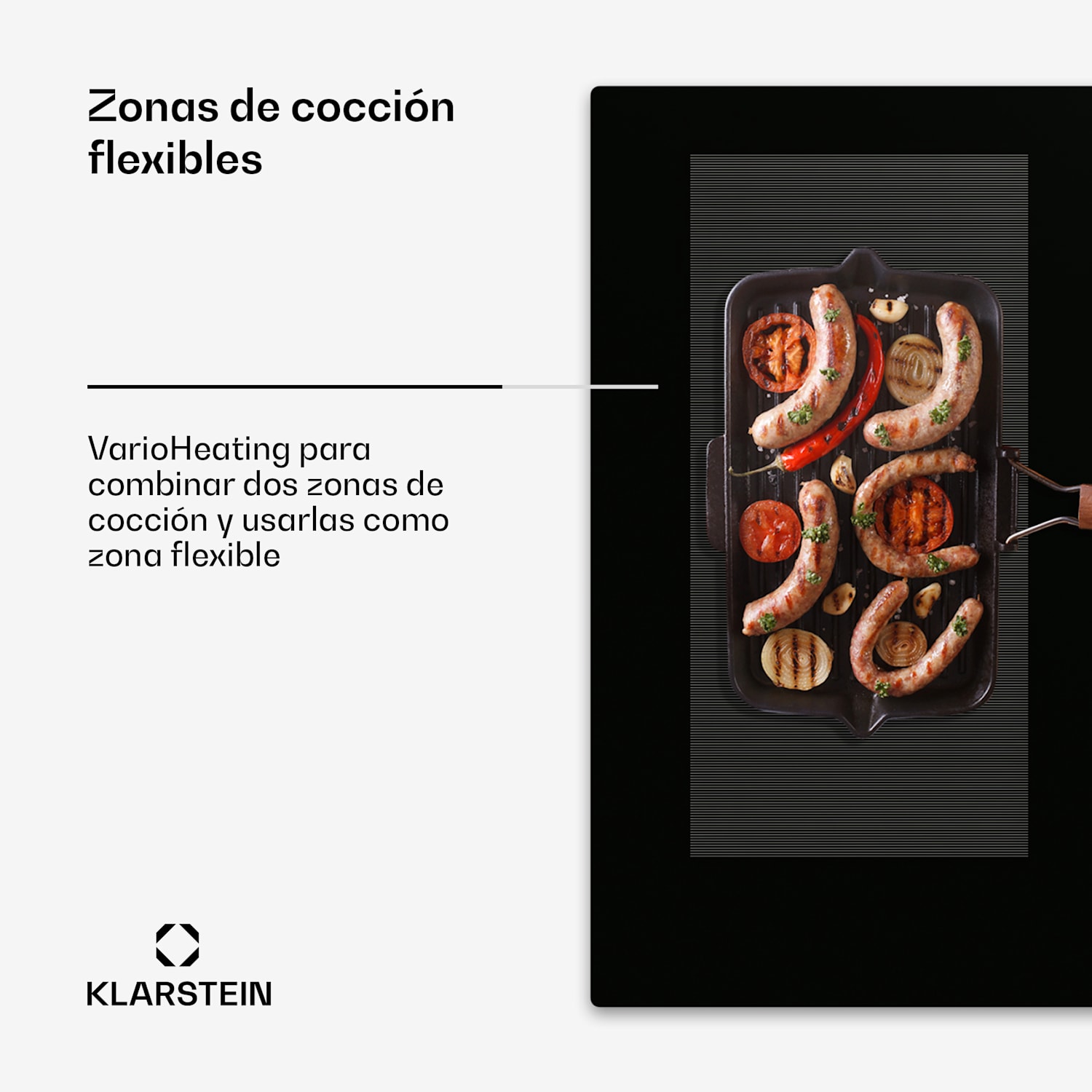 Delicatessa 90 Full Flex Placa de inducción encastrable 6 zonas 10500 W  Full Flex | 90 cm | Negro