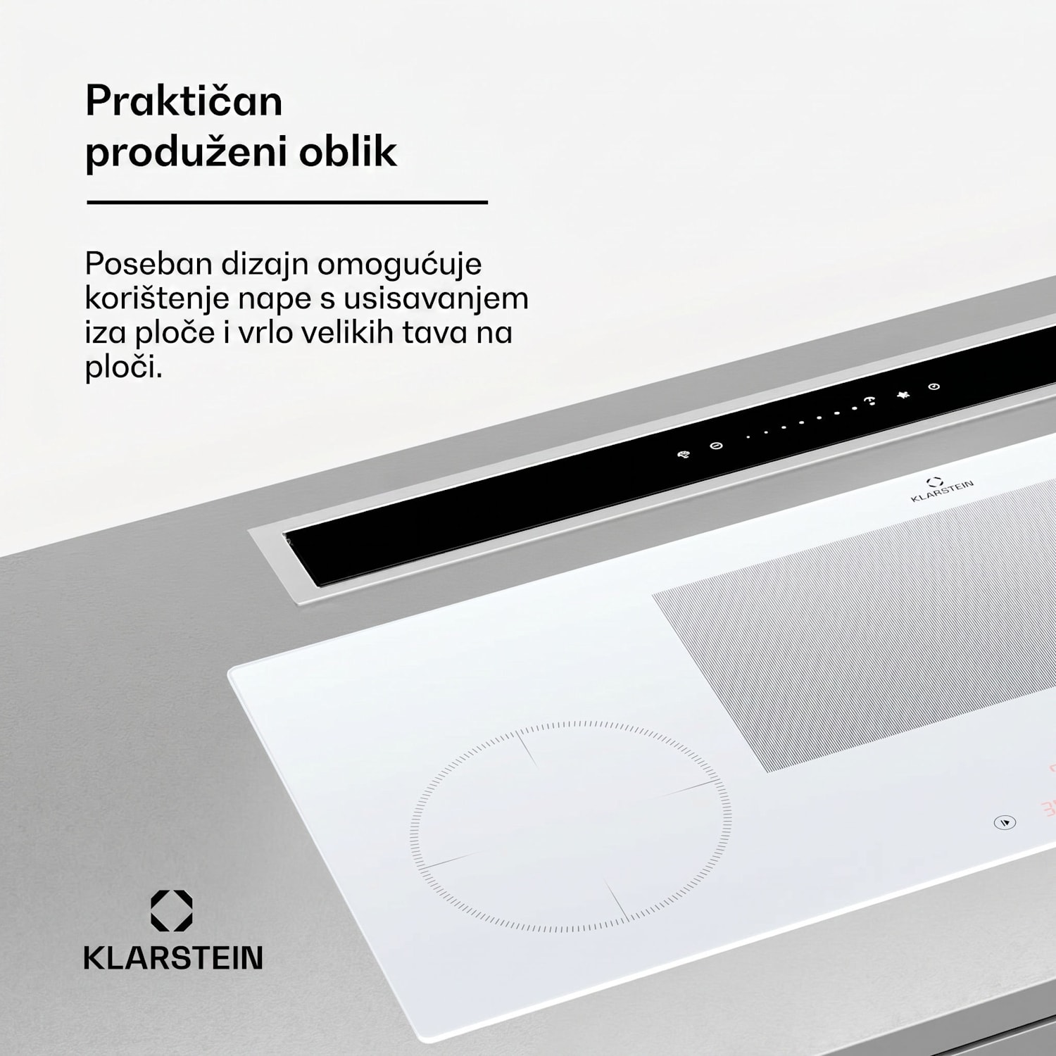 Delicatessa 90 Slim Hybrid indukcijska ploča za kuhanje 