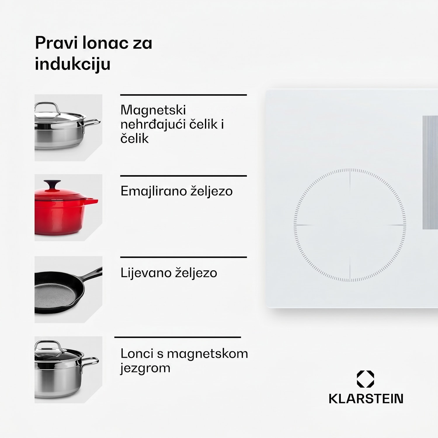 Delicatessa 90 Slim Hybrid indukcijska ploča za kuhanje 