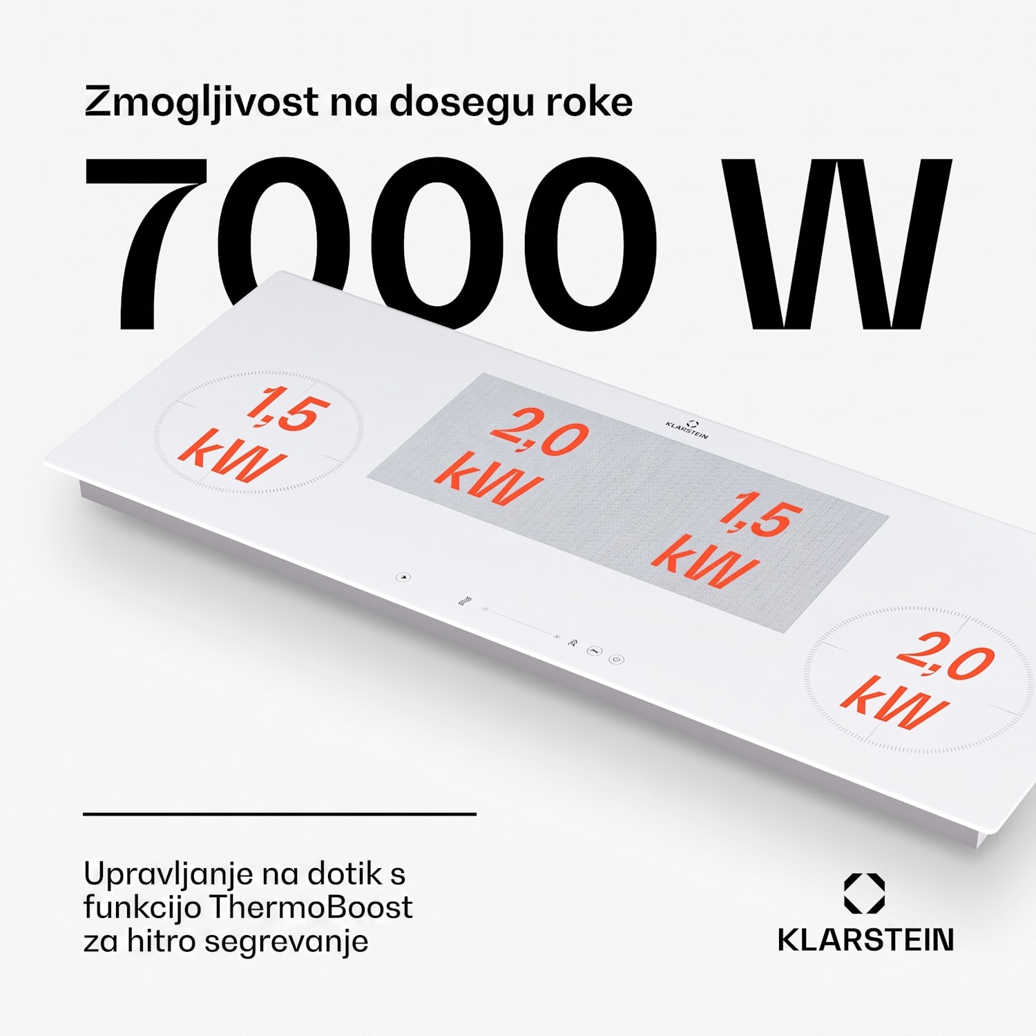 Delicatessa 90 Slim Hybrid indukcijska kuhalna plošča 