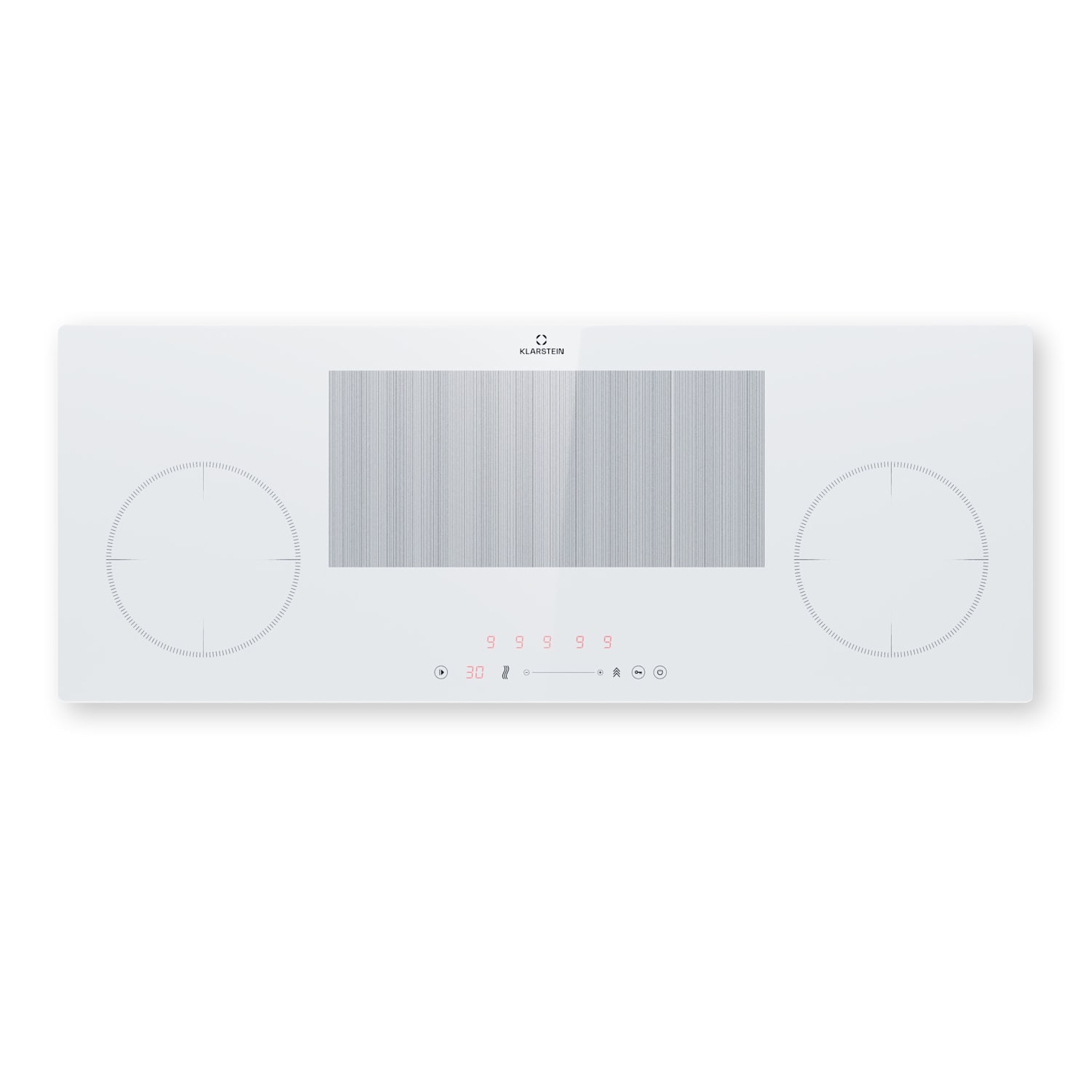 Placa de indução Delicatessa 90 Slim Hybrid 4 discos zona flexível 7000 W potência Thermo Boost função de manutenção da temperatura 