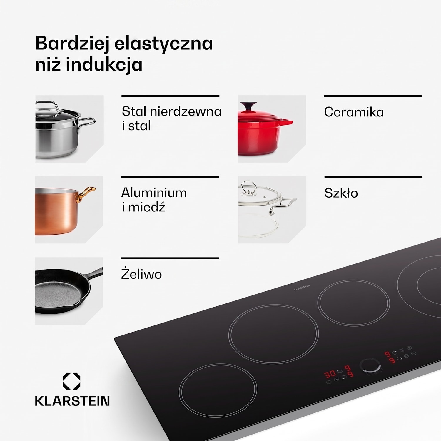 Virtuosa 90 ceramiczna płyta grzewcza 