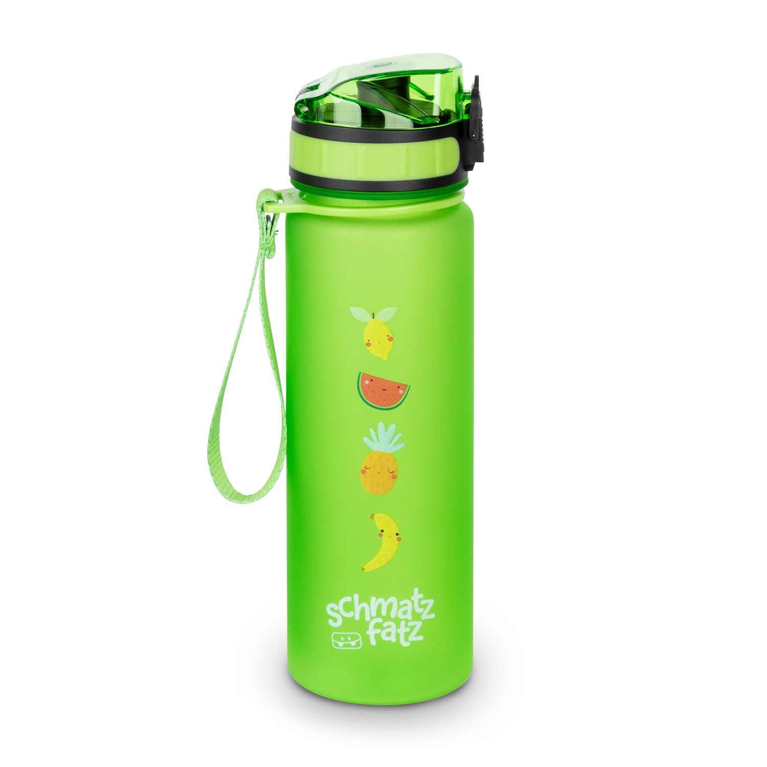 schmatzfatz Láhev na pití Sportovní láhev 500 ml 24 cm Tritan 500 ml | Green Fruit