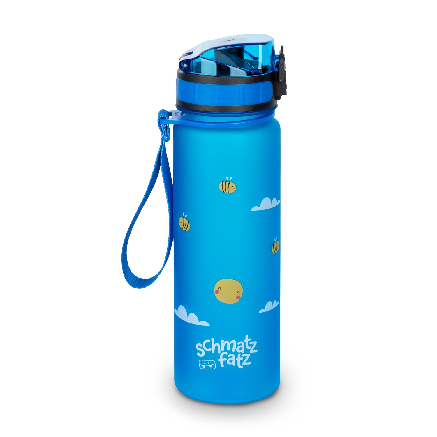 schmatzfatz Láhev na pití Sportovní láhev 500 ml 24 cm Tritan 500 ml | Blue Bees