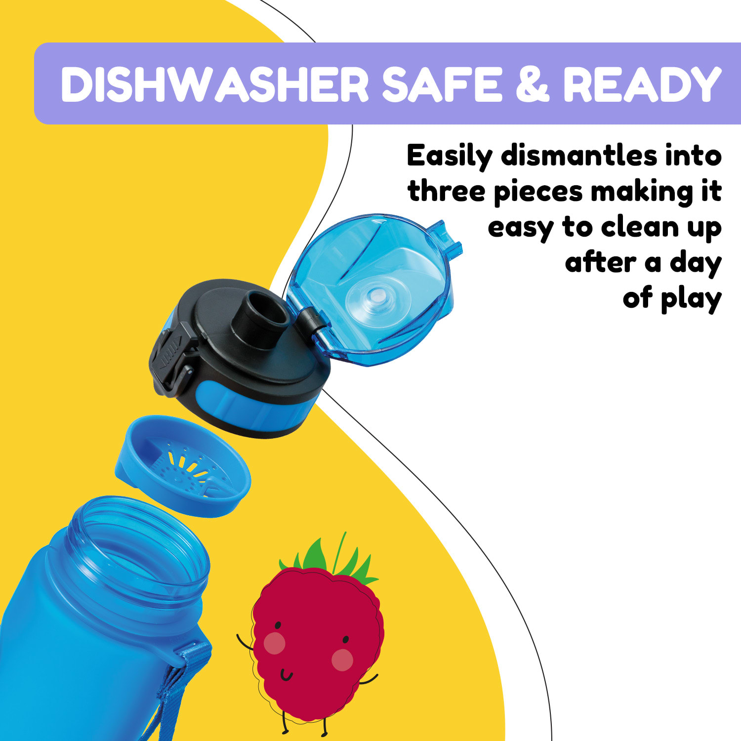 schmatzfatz, fľaša na pitie, športová fľaša, 500 ml, 24 cm, tritan 