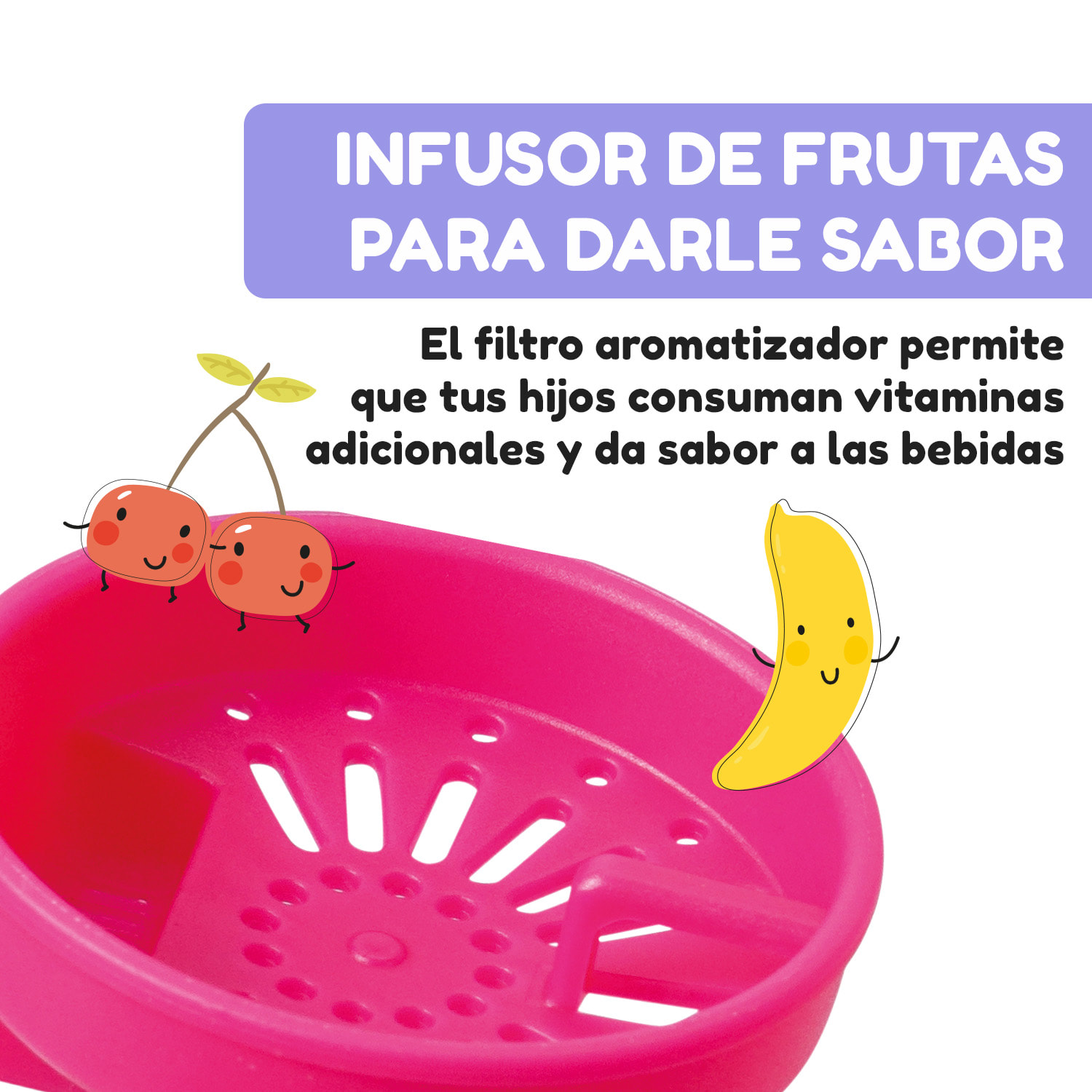 schmatzfatz botella deportiva 500 ml 24 cm Tritan