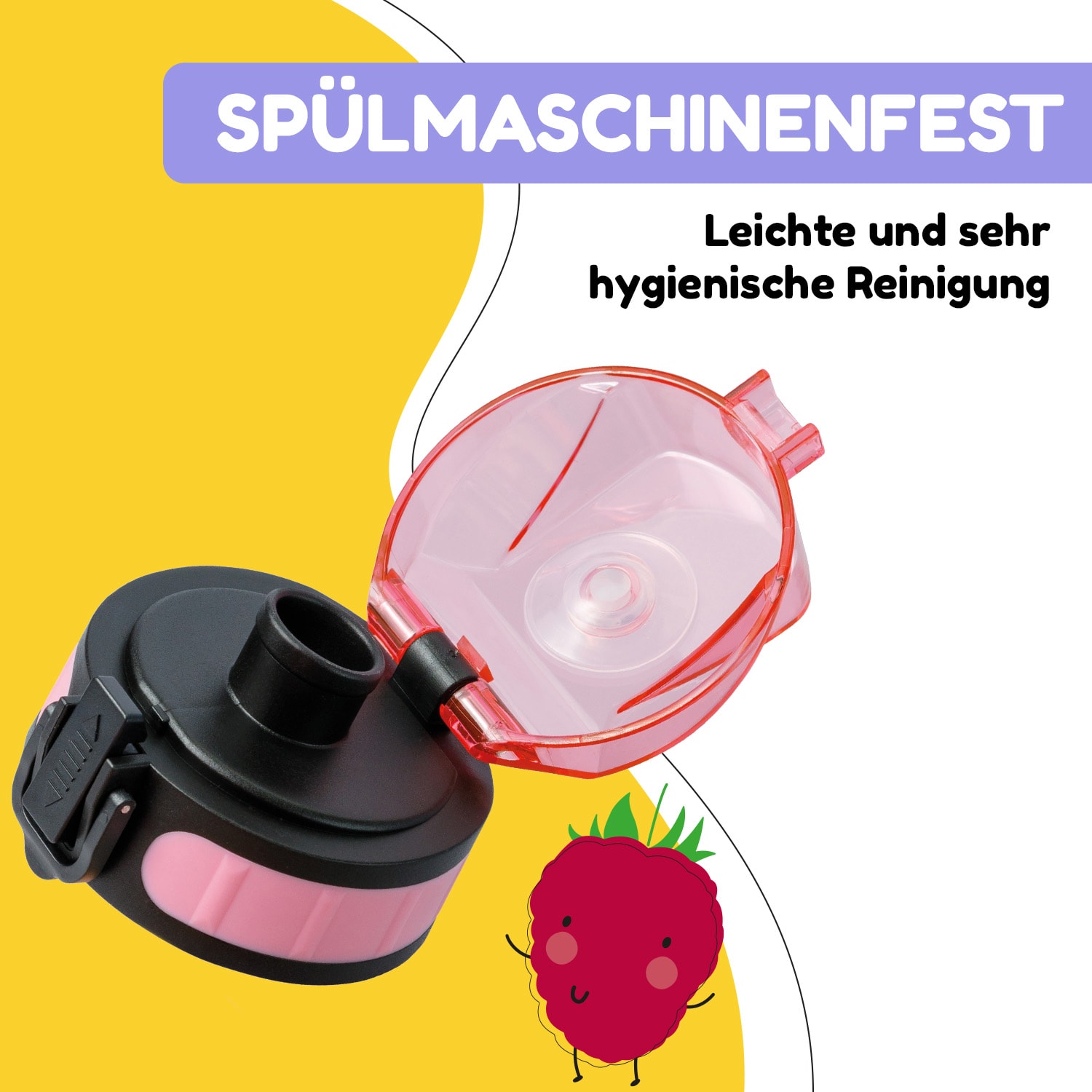 schmatzfatz couvercle de remplacement Hauteur : 4,5 cm Diamètre : 7 cm Sans BPA 