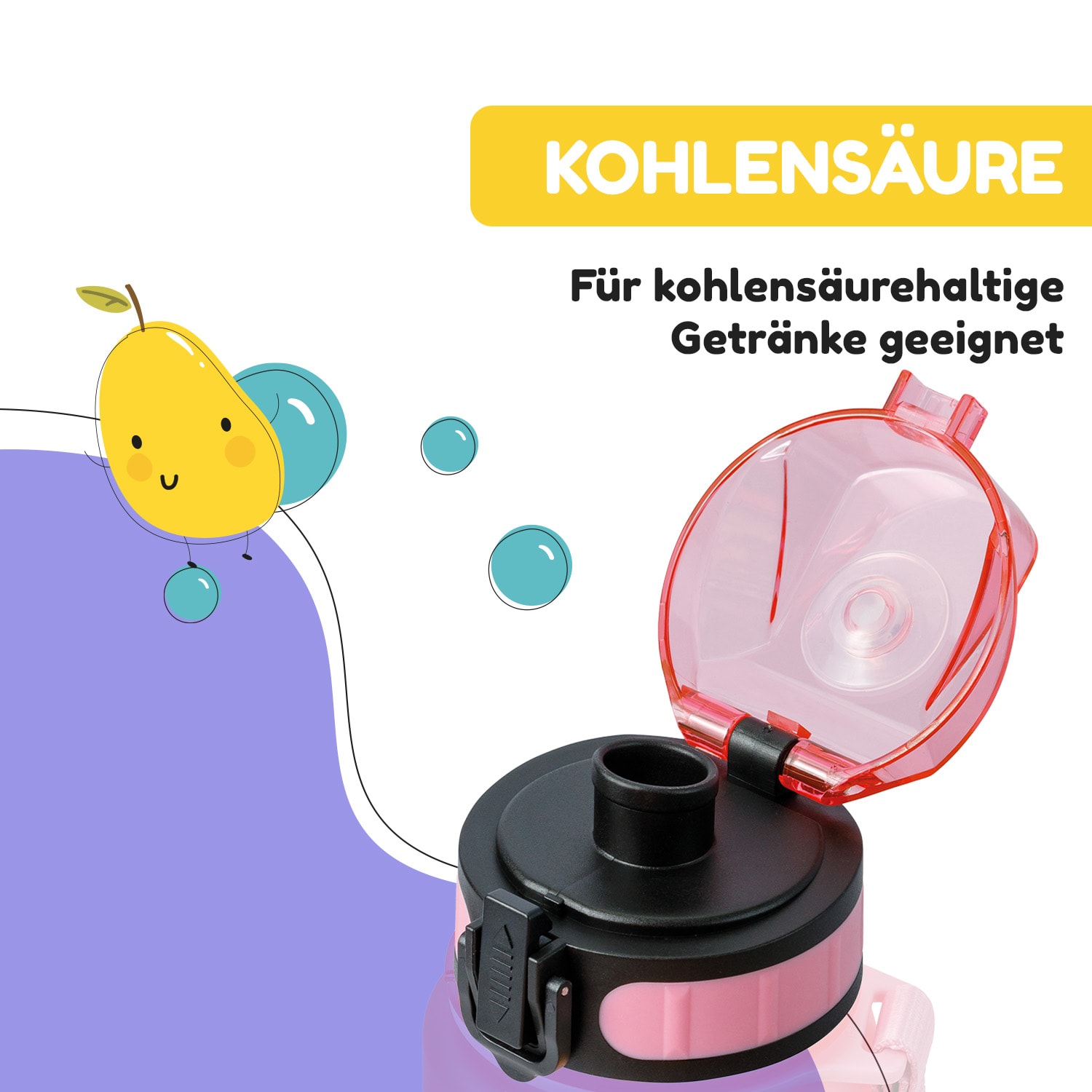 schmatzfatz couvercle de remplacement Hauteur : 4,5 cm Diamètre : 7 cm Sans BPA 