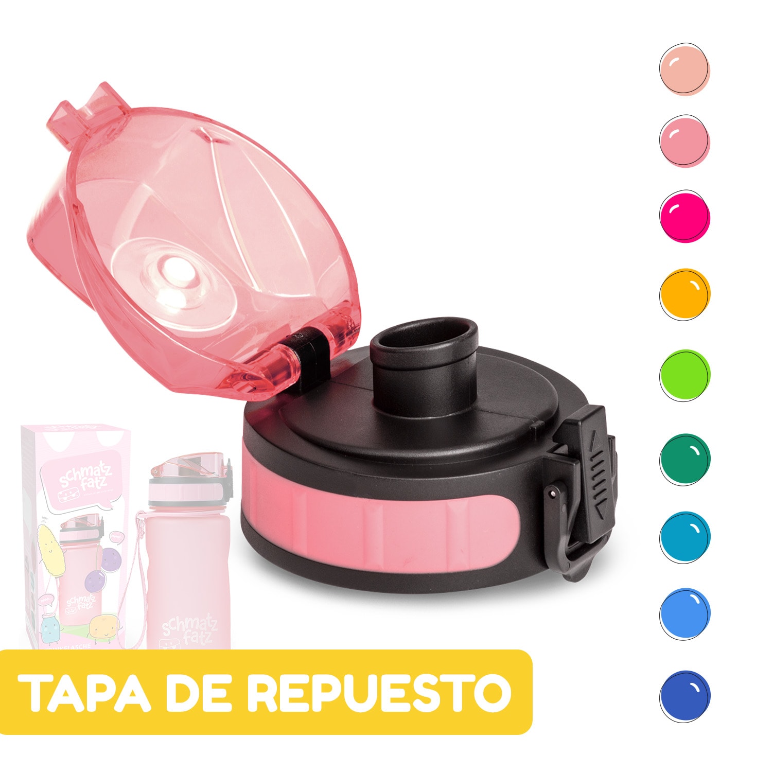 Tapa de repuesto schmatzfatz Altura: 4,5 cm Diámetro: 7 cm Sin BPA 