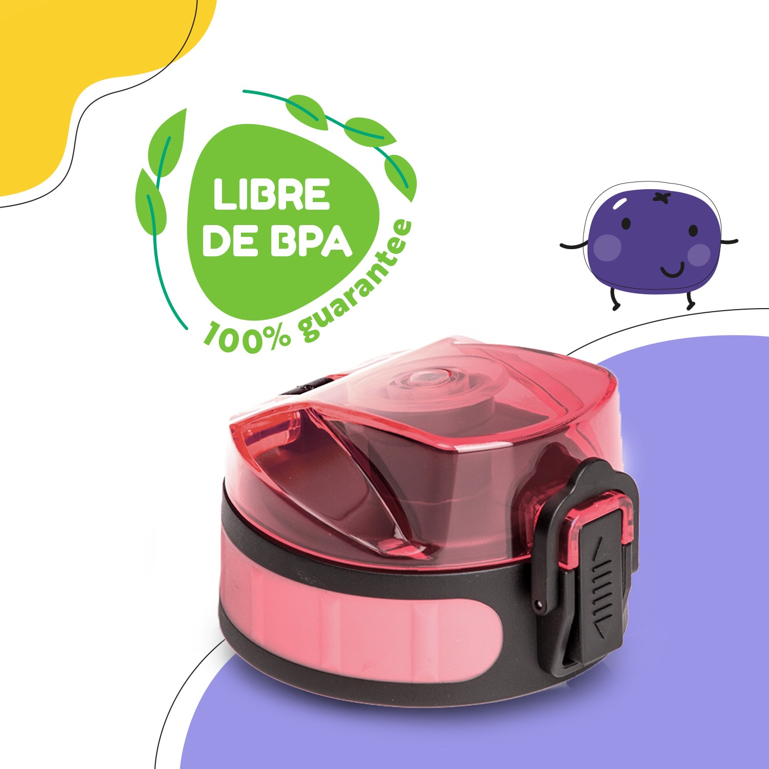Tapa de repuesto schmatzfatz Altura: 4,5 cm Diámetro: 7 cm Sin BPA 