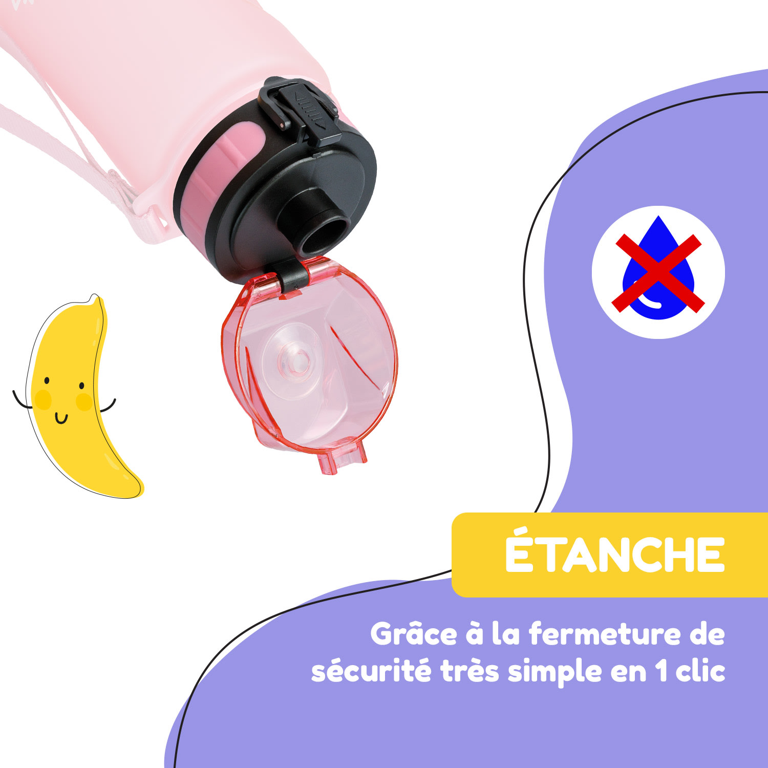schmatzfatz couvercle de remplacement Hauteur : 4,5 cm Diamètre : 7 cm Sans BPA 