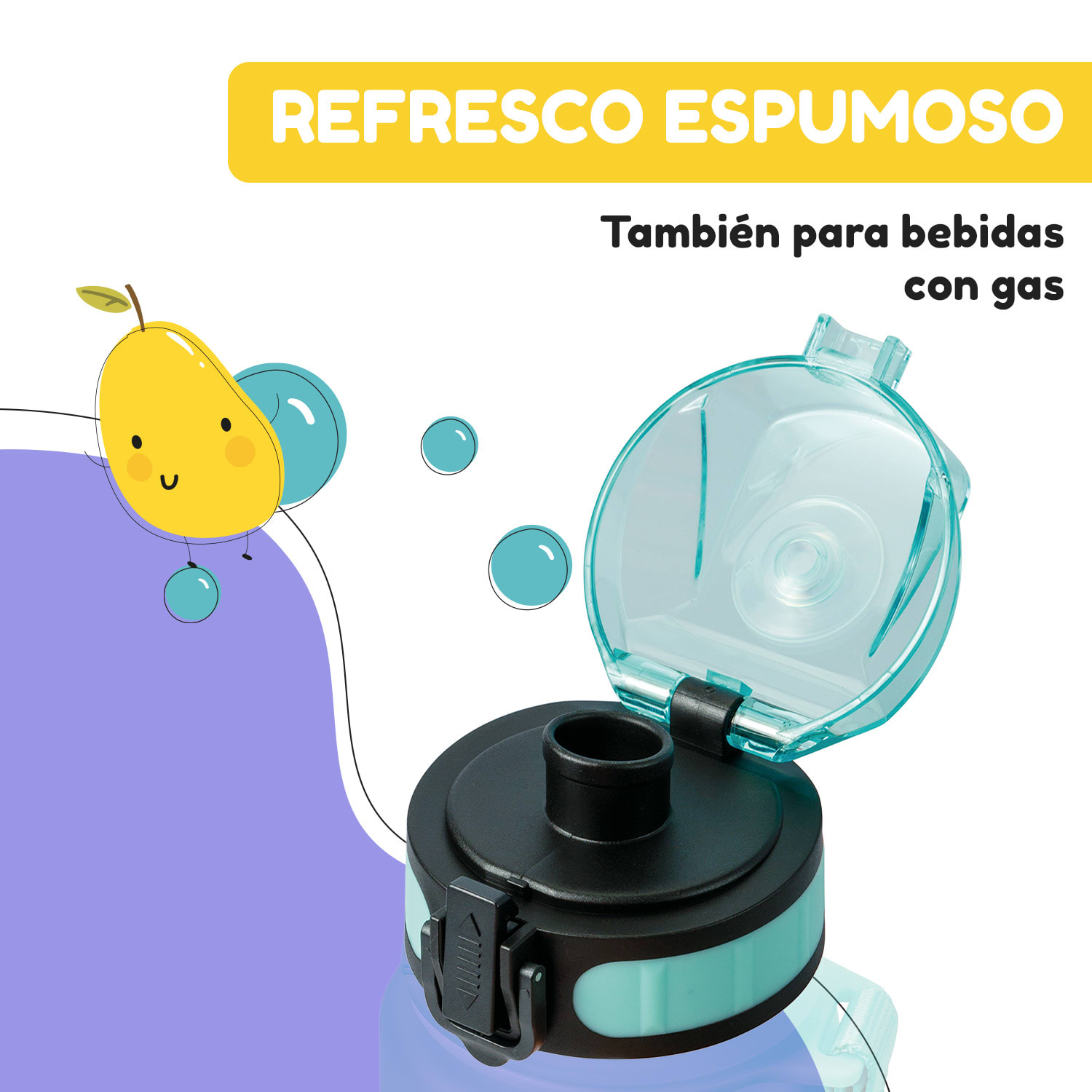 Tapa de repuesto schmatzfatz Altura: 4,5 cm Diámetro: 7 cm Sin BPA 