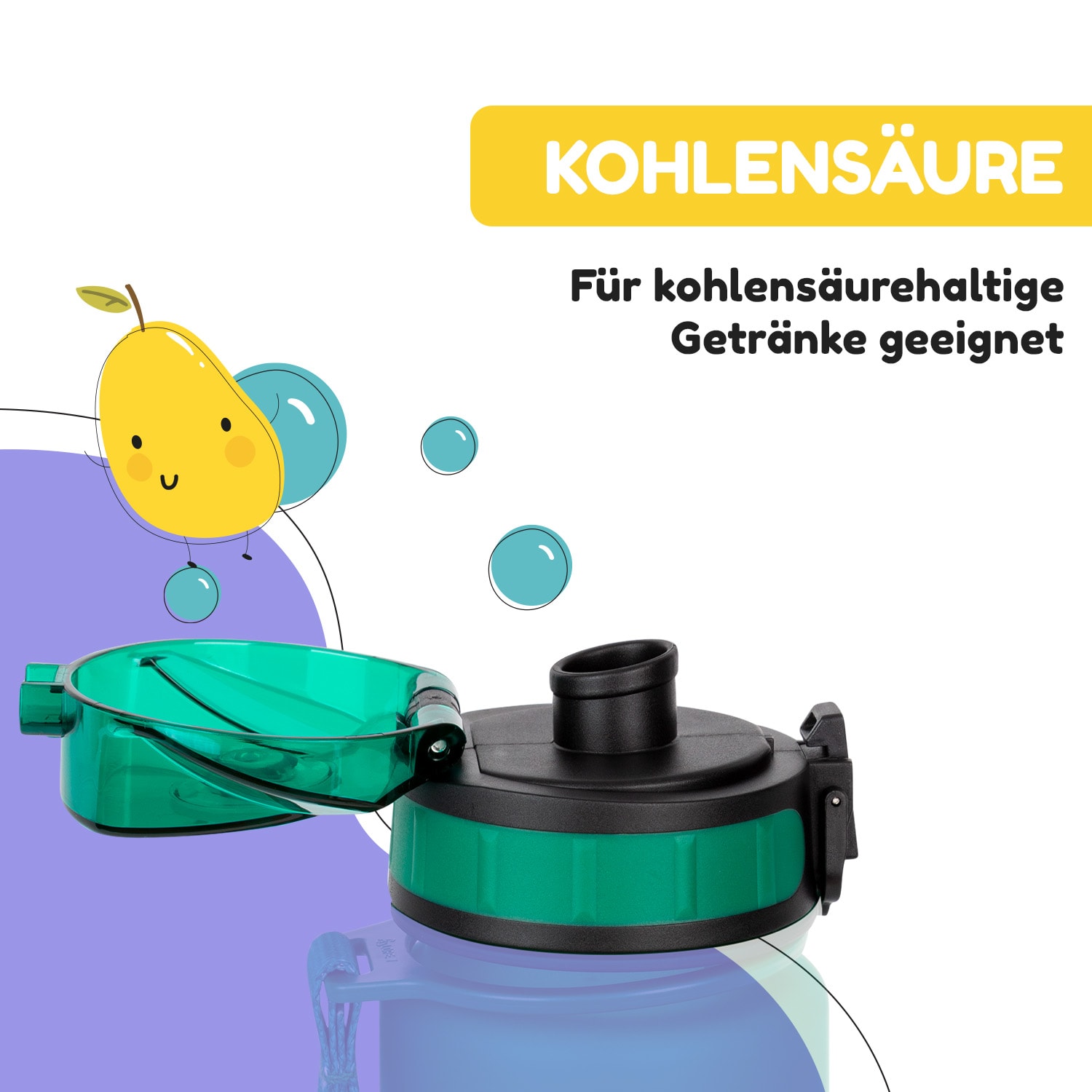 schmatzfatz Ersatzdeckel Höhe: 4,5 cm Durchmesser: 7 cm BPA-frei 
