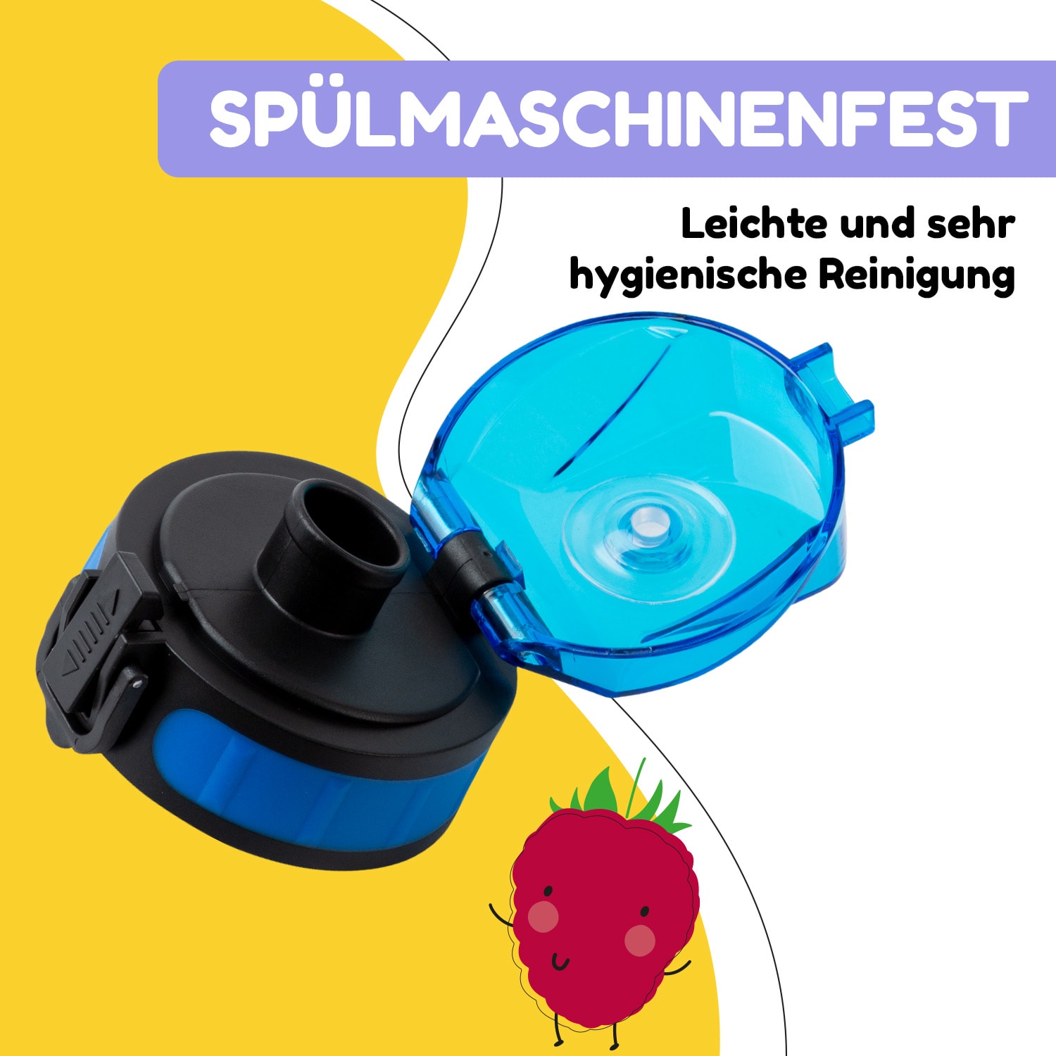 schmatzfatz couvercle de remplacement Hauteur : 4,5 cm Diamètre : 7 cm Sans BPA 