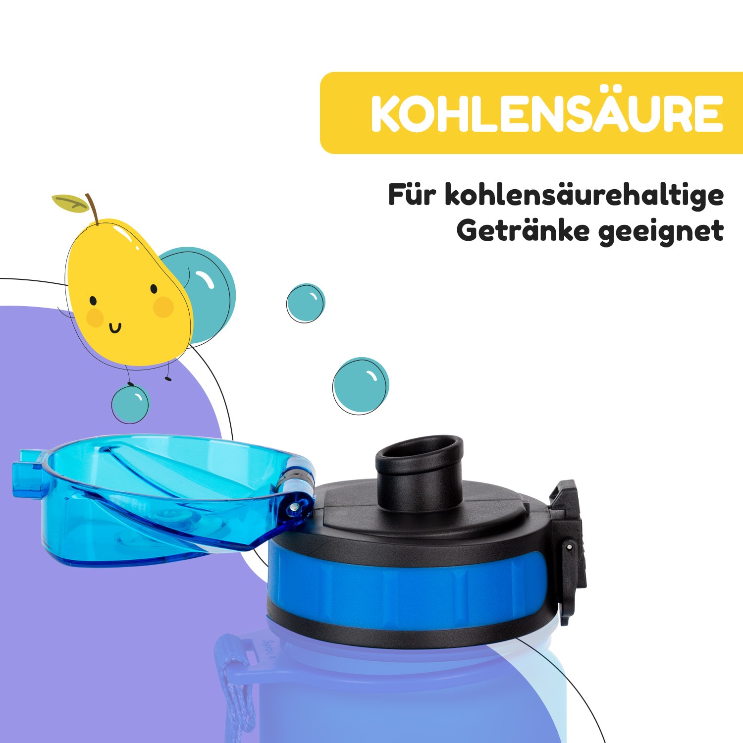 schmatzfatz couvercle de remplacement Hauteur : 4,5 cm Diamètre : 7 cm Sans BPA 