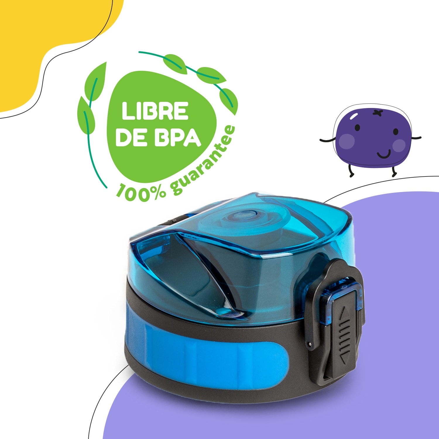Tapa de repuesto schmatzfatz Altura: 4,5 cm Diámetro: 7 cm Sin BPA 