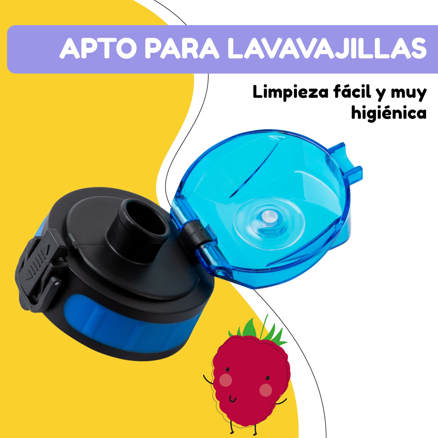 Tapa de repuesto schmatzfatz Altura: 4,5 cm Diámetro: 7 cm Sin BPA 