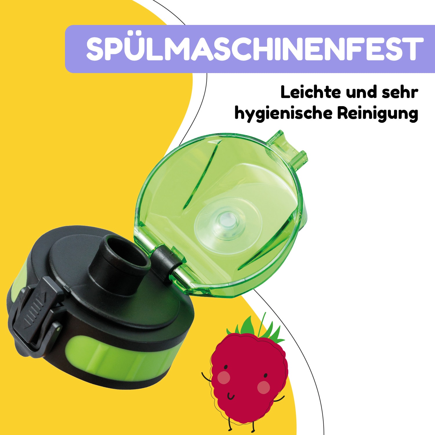 schmatzfatz, coperchio di ricambio, altezza: 4,5 cm, diametro: 7 cm, senza BPA 