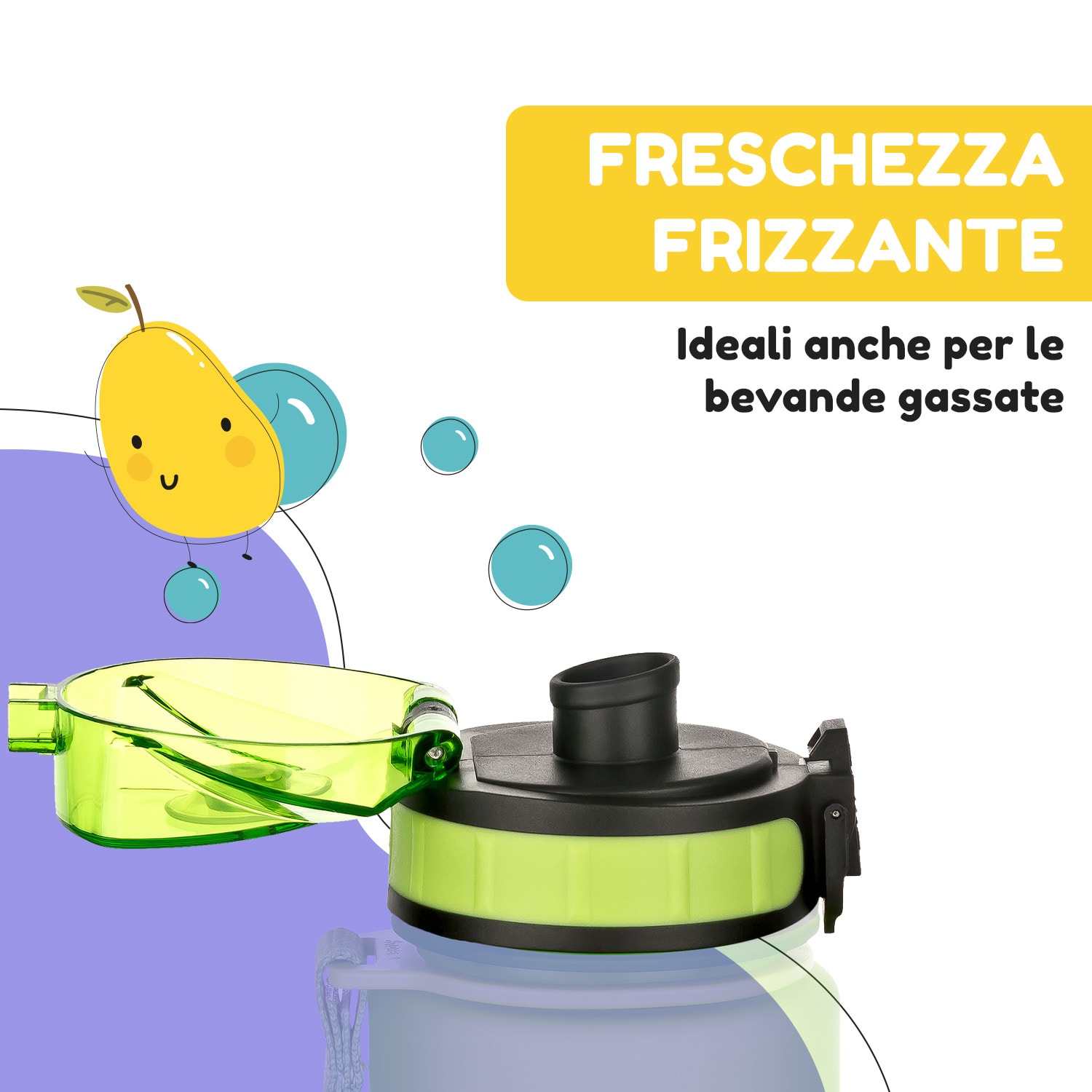 schmatzfatz, coperchio di ricambio, altezza: 4,5 cm, diametro: 7 cm, senza BPA 