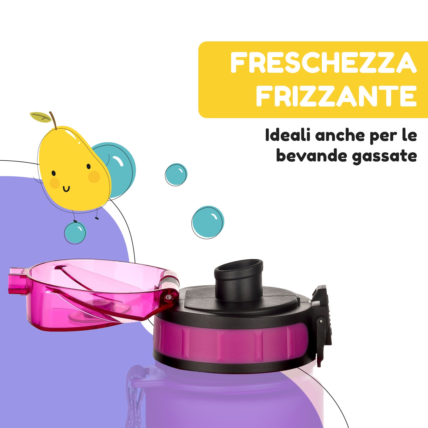 schmatzfatz, coperchio di ricambio, altezza: 4,5 cm, diametro: 7 cm, senza BPA 