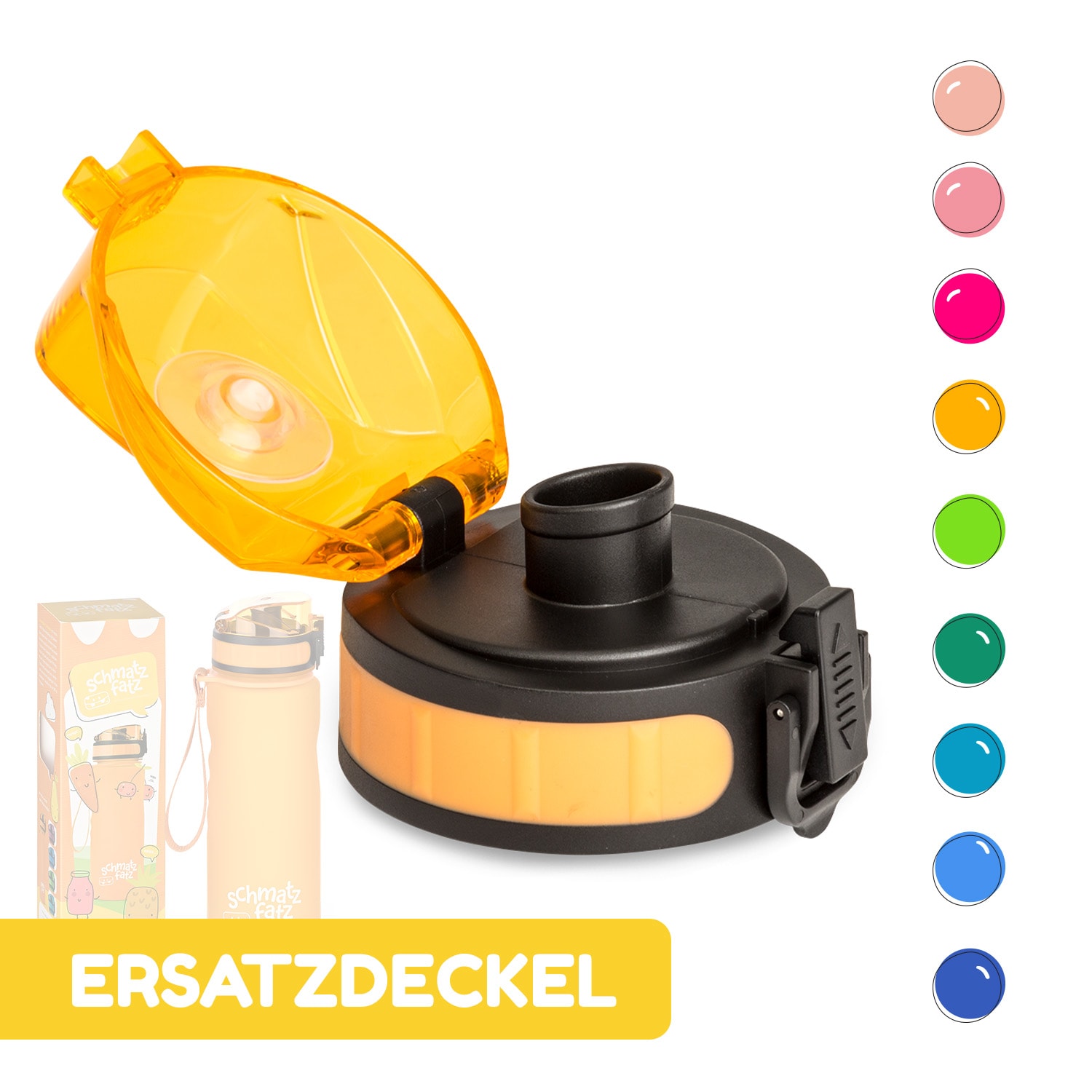 schmatzfatz Ersatzdeckel Höhe: 4,5 cm Durchmesser: 7 cm BPA-frei 