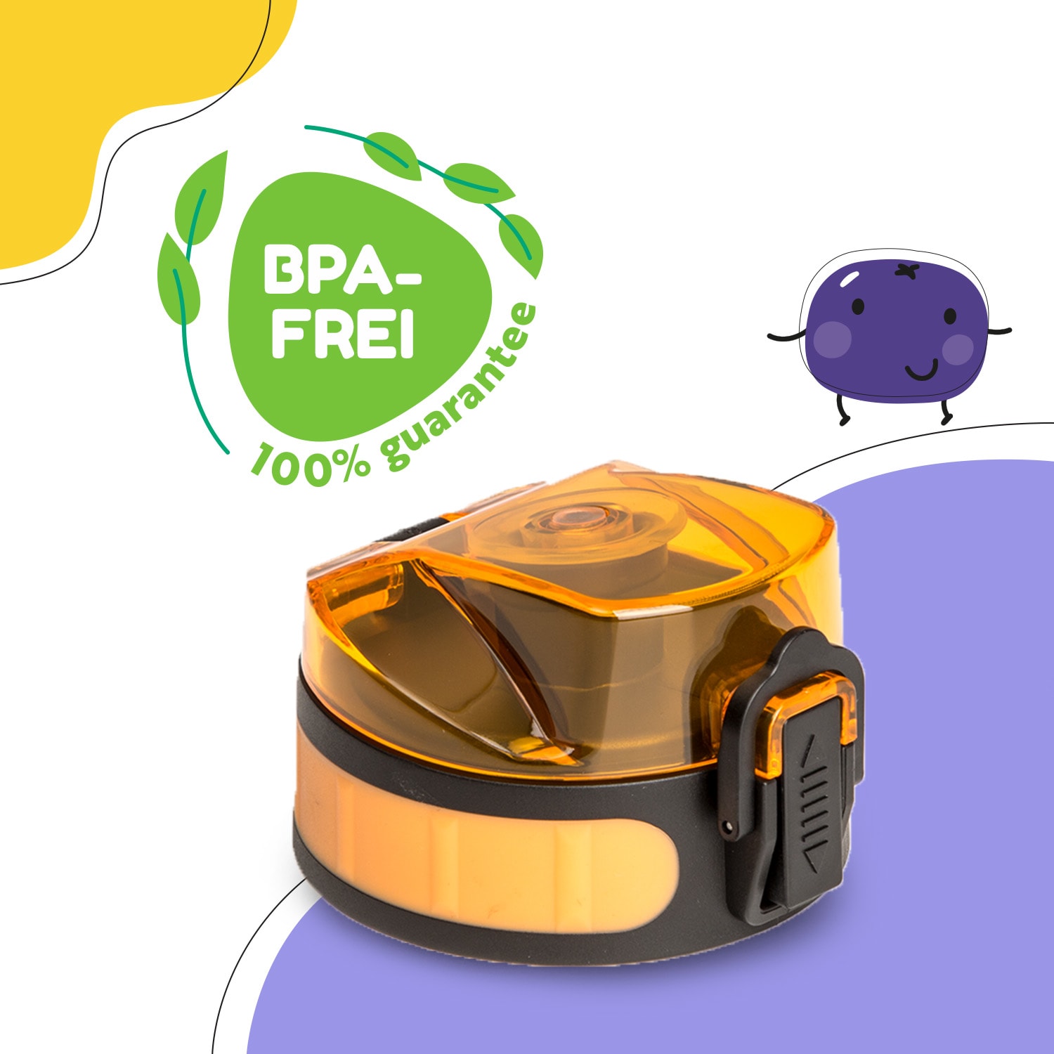 schmatzfatz Ersatzdeckel Höhe: 4,5 cm Durchmesser: 7 cm BPA-frei 