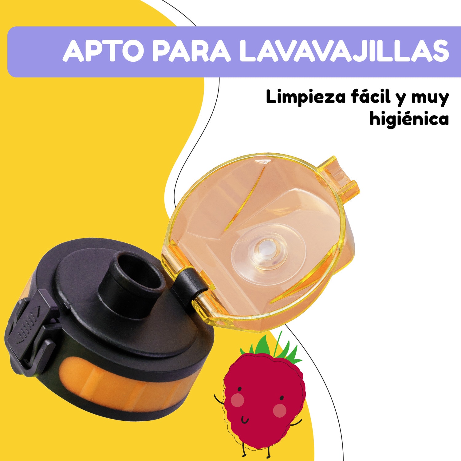 Tapa de repuesto schmatzfatz Altura: 4,5 cm Diámetro: 7 cm Sin BPA 