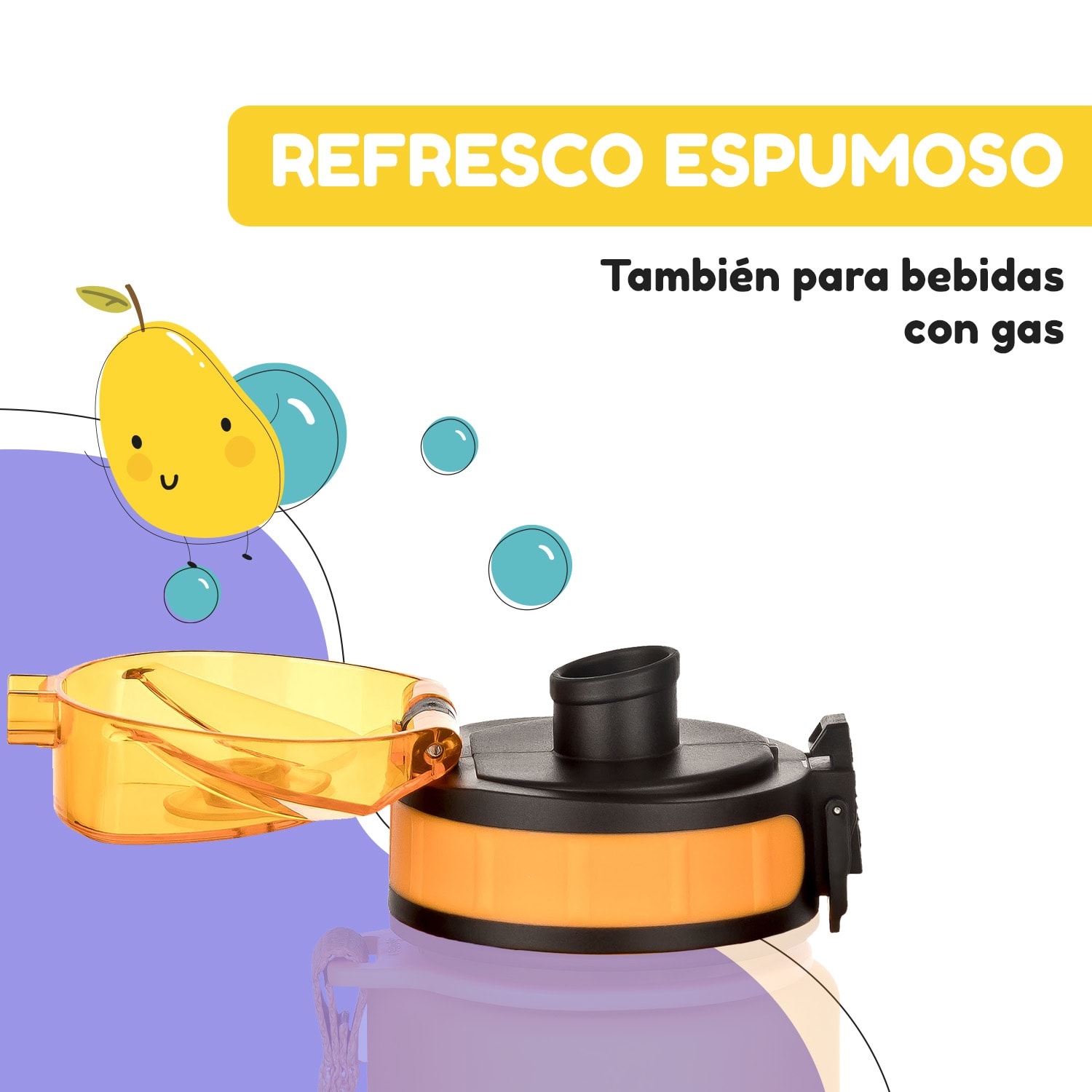 Tapa de repuesto schmatzfatz Altura: 4,5 cm Diámetro: 7 cm Sin BPA 