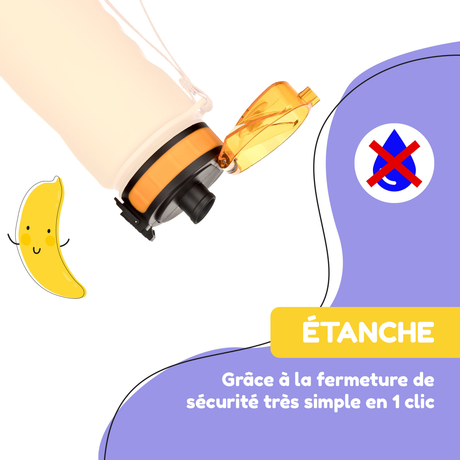 schmatzfatz couvercle de remplacement Hauteur : 4,5 cm Diamètre : 7 cm Sans BPA 