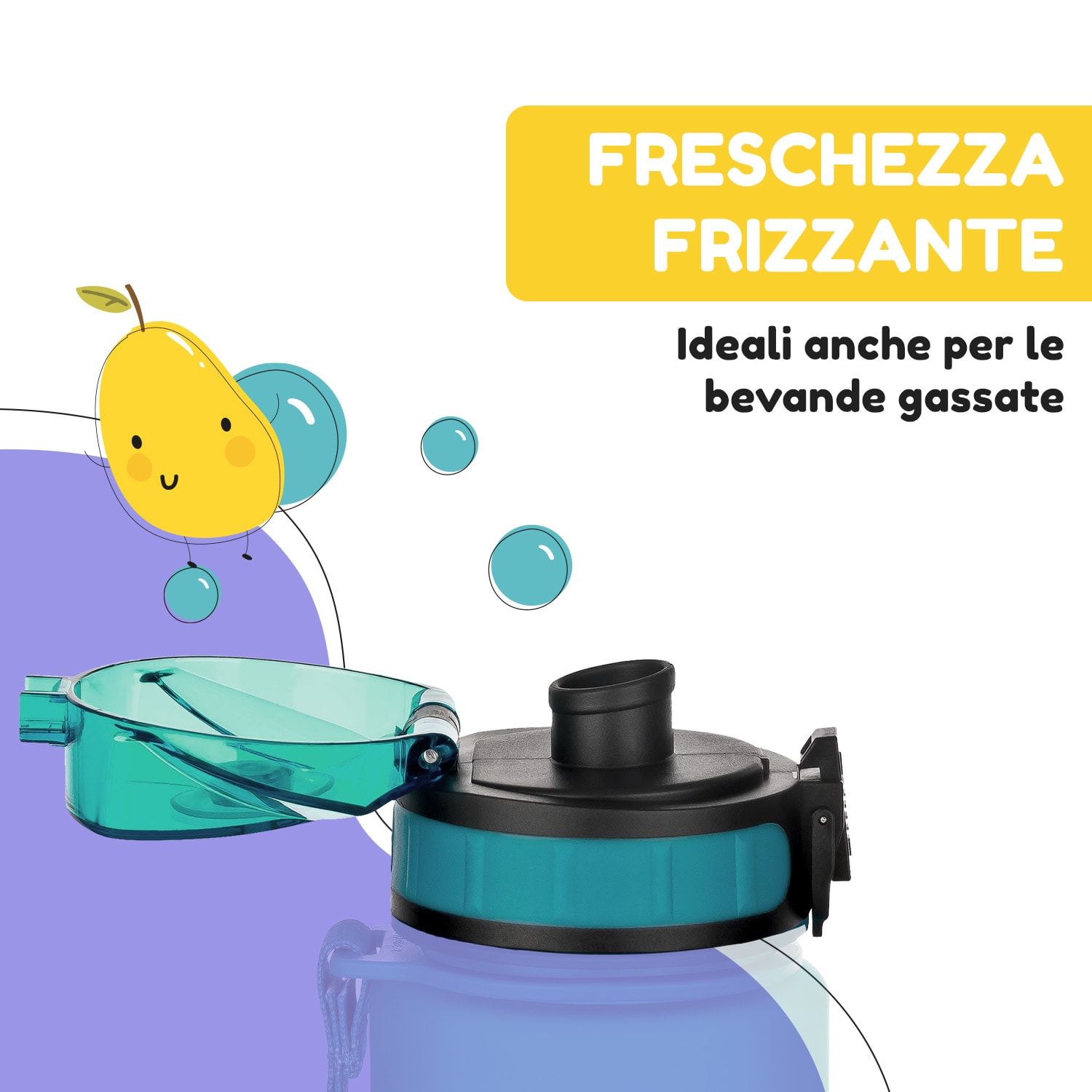 schmatzfatz, coperchio di ricambio, altezza: 4,5 cm, diametro: 7 cm, senza BPA 