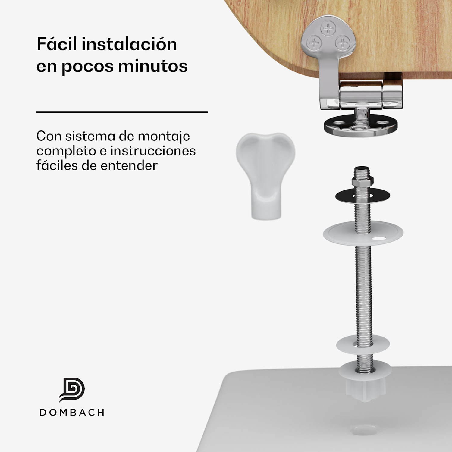 Siena Tapa de inodoro Forma en O Cierre automático Antibacteriano 