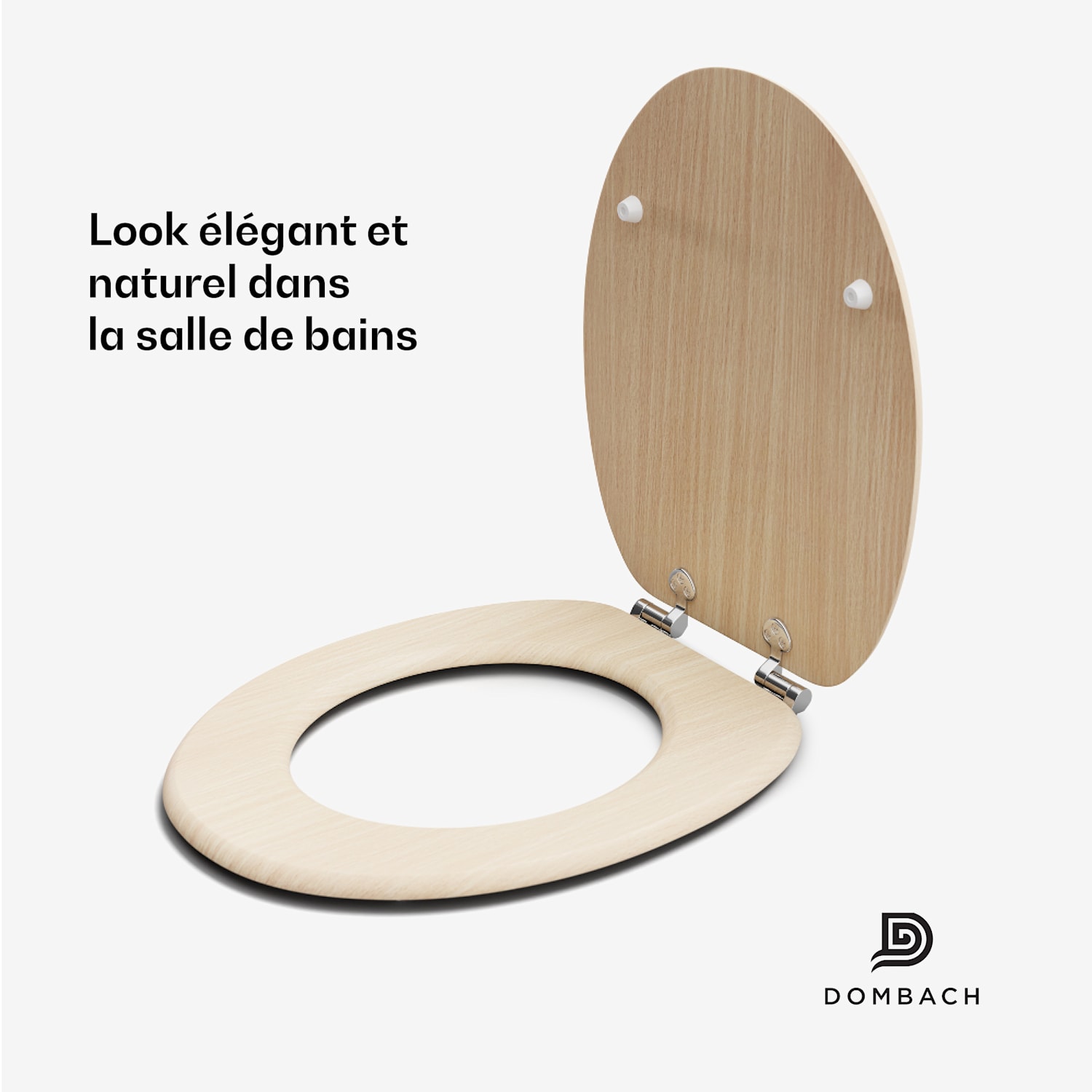 Siena Abattant WC en forme de O à fermeture douce antibactérien 