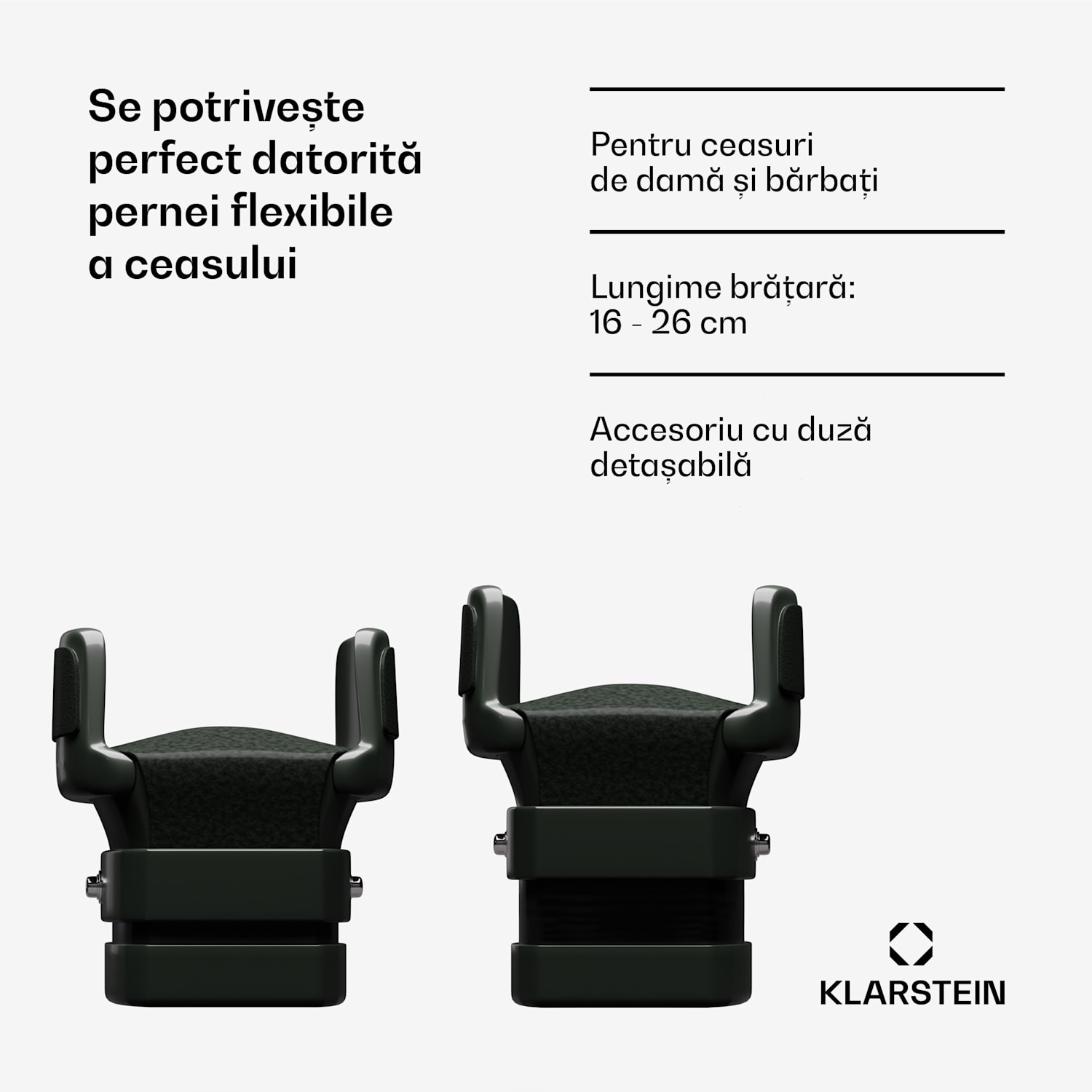 Sarthe 6, aparatul de întors ceasuri, pentru 6 ceasuri, 5 moduri de rotație, iluminare LED, control tactil, telecomandă 6 watches | Negru