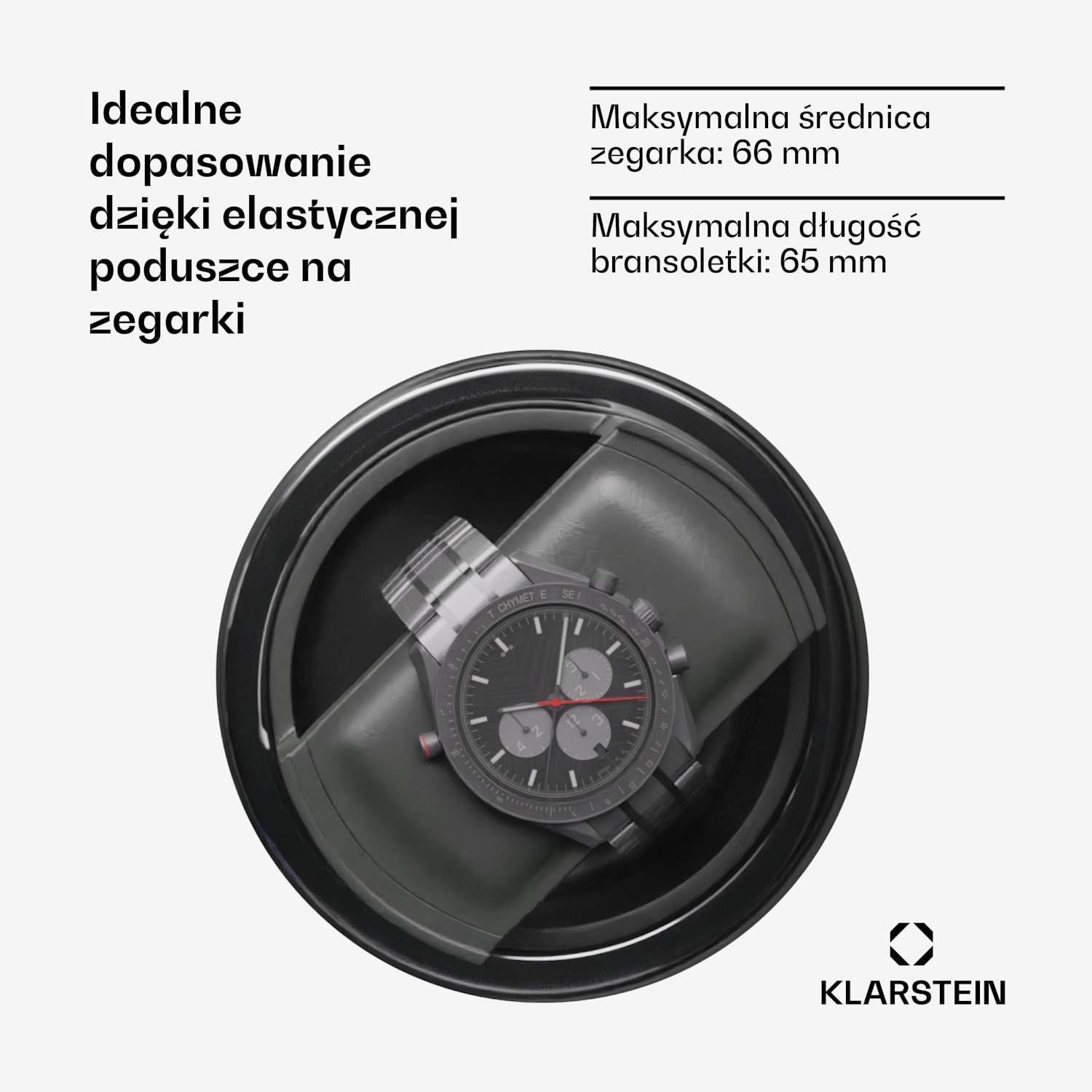 Verdon 6, rotomat do zegarków, 6 zegarków, 3 tryby, 5 prędkości, LED, pilot 