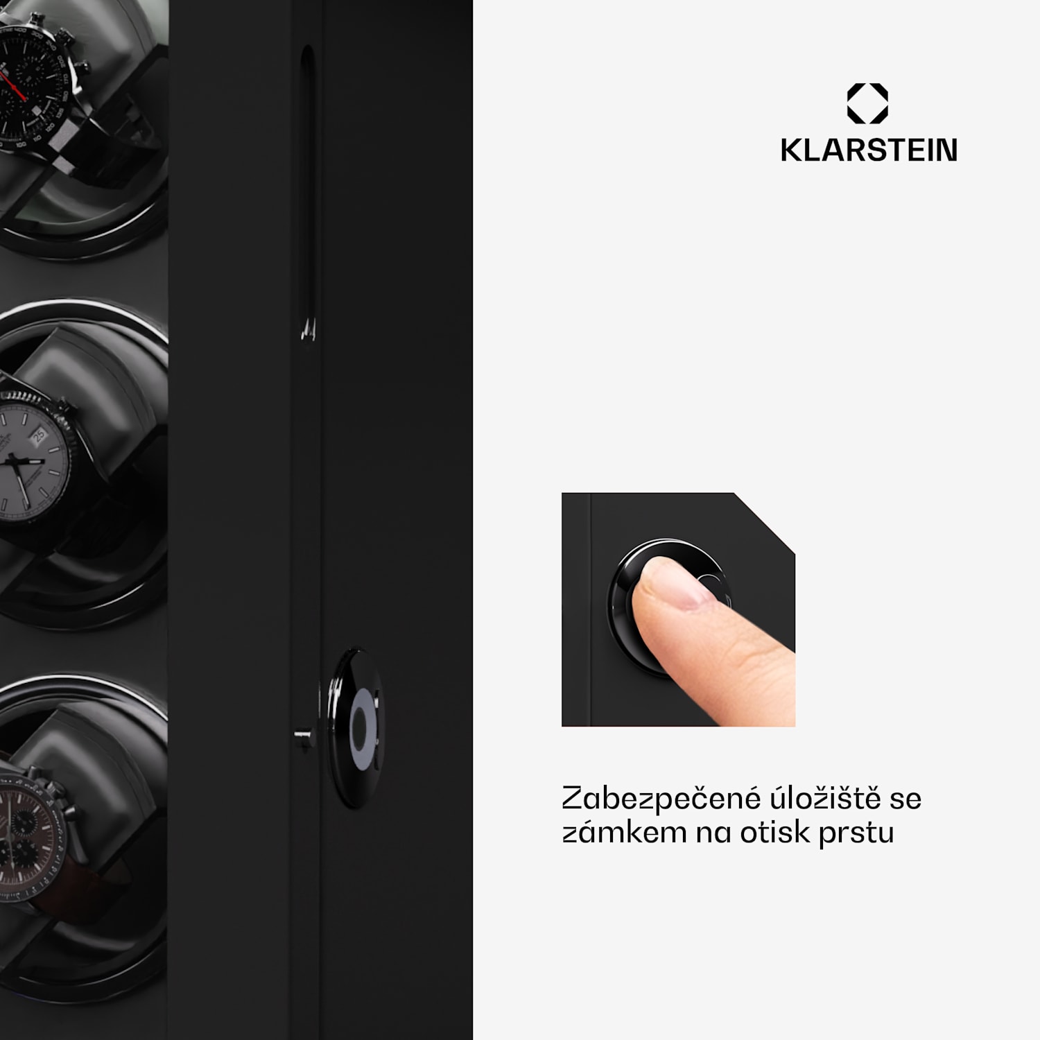 Verdon 12, natahovač hodinek, pro 12 hodinek, 3 režimy, 5 rychlostí, LED, dálkové ovládání 12 hodinek