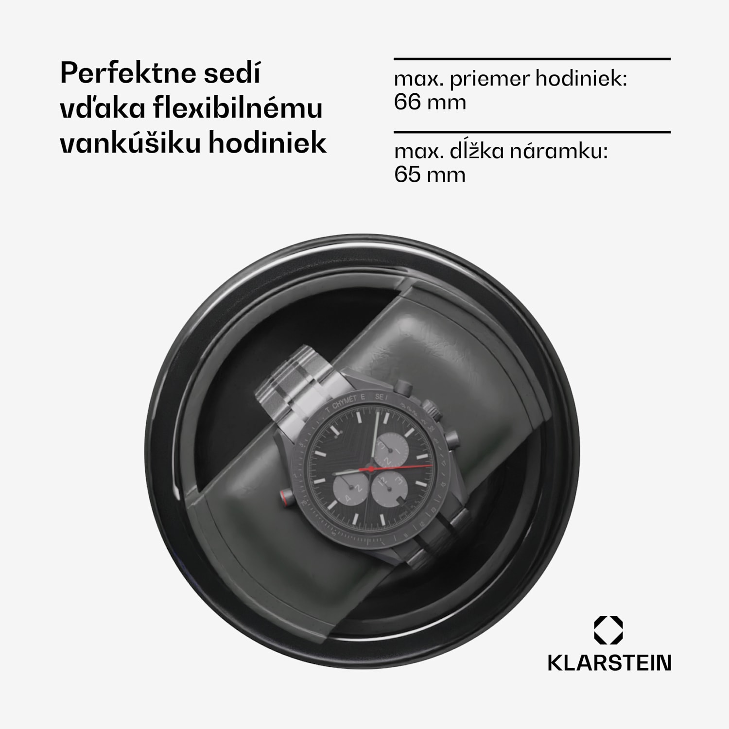 Verdon 12, naťahovač hodiniek, na 12 hodiniek, 3 režimy, 5 rýchlostí, LED, diaľkové ovládanie 12 hodiniek