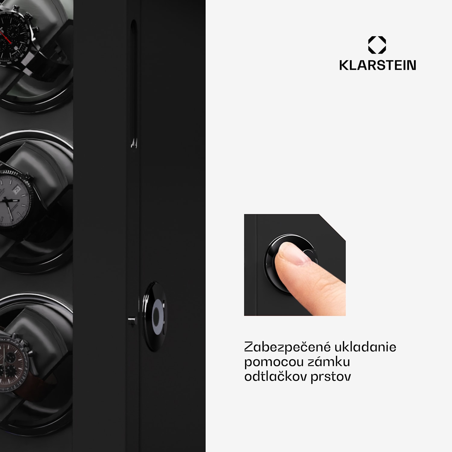 Verdon 12, naťahovač hodiniek, na 12 hodiniek, 3 režimy, 5 rýchlostí, LED, diaľkové ovládanie 12 hodiniek